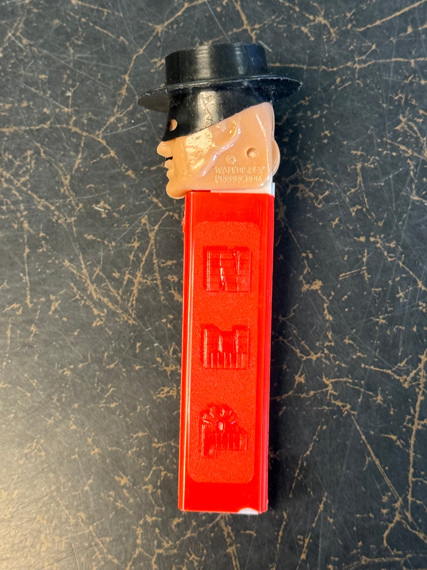 Vintage Zorro Pez Dispenser- Walt Disney Productions (No Feet)