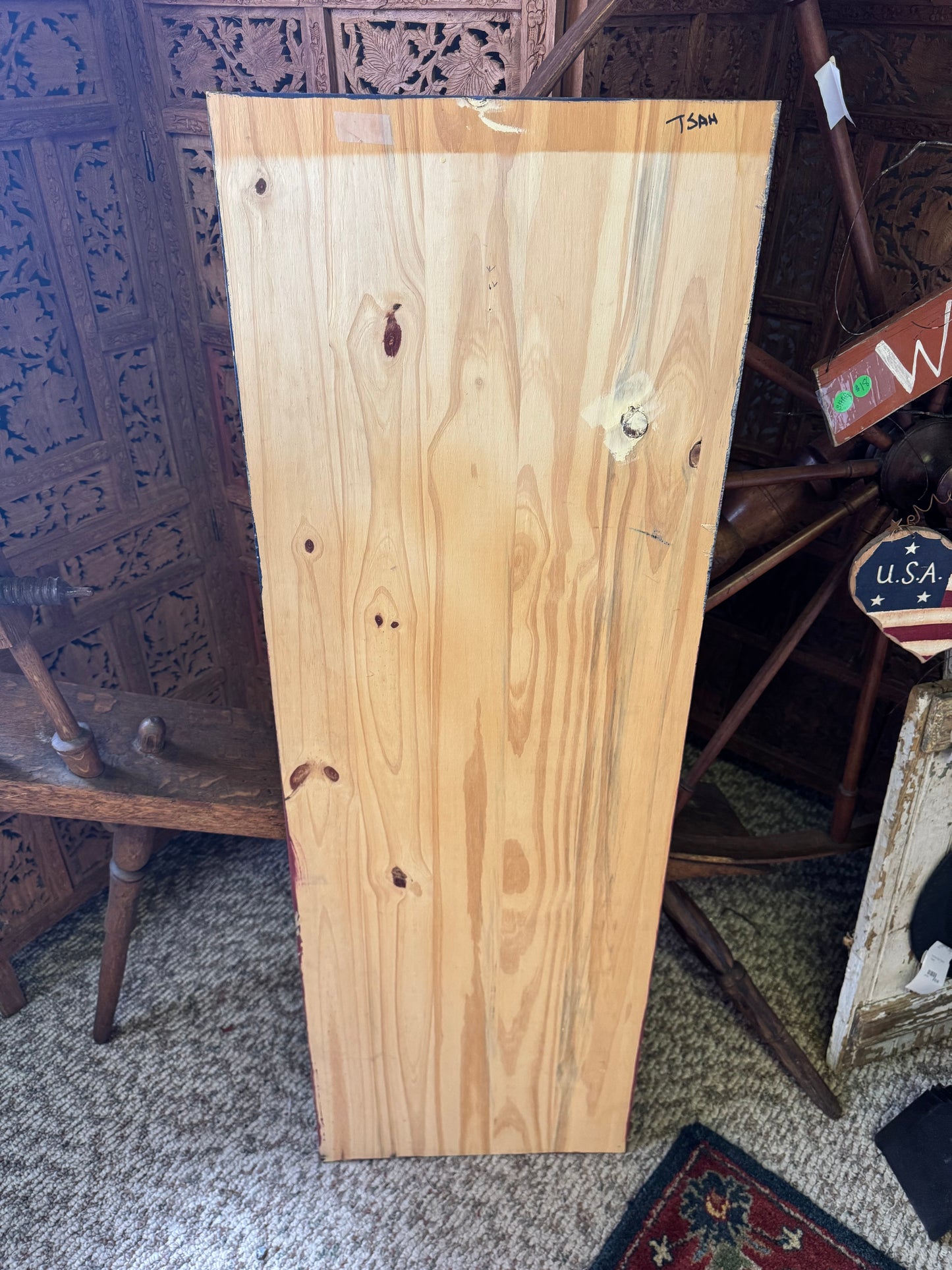 Wooden "God Bless America" Sign