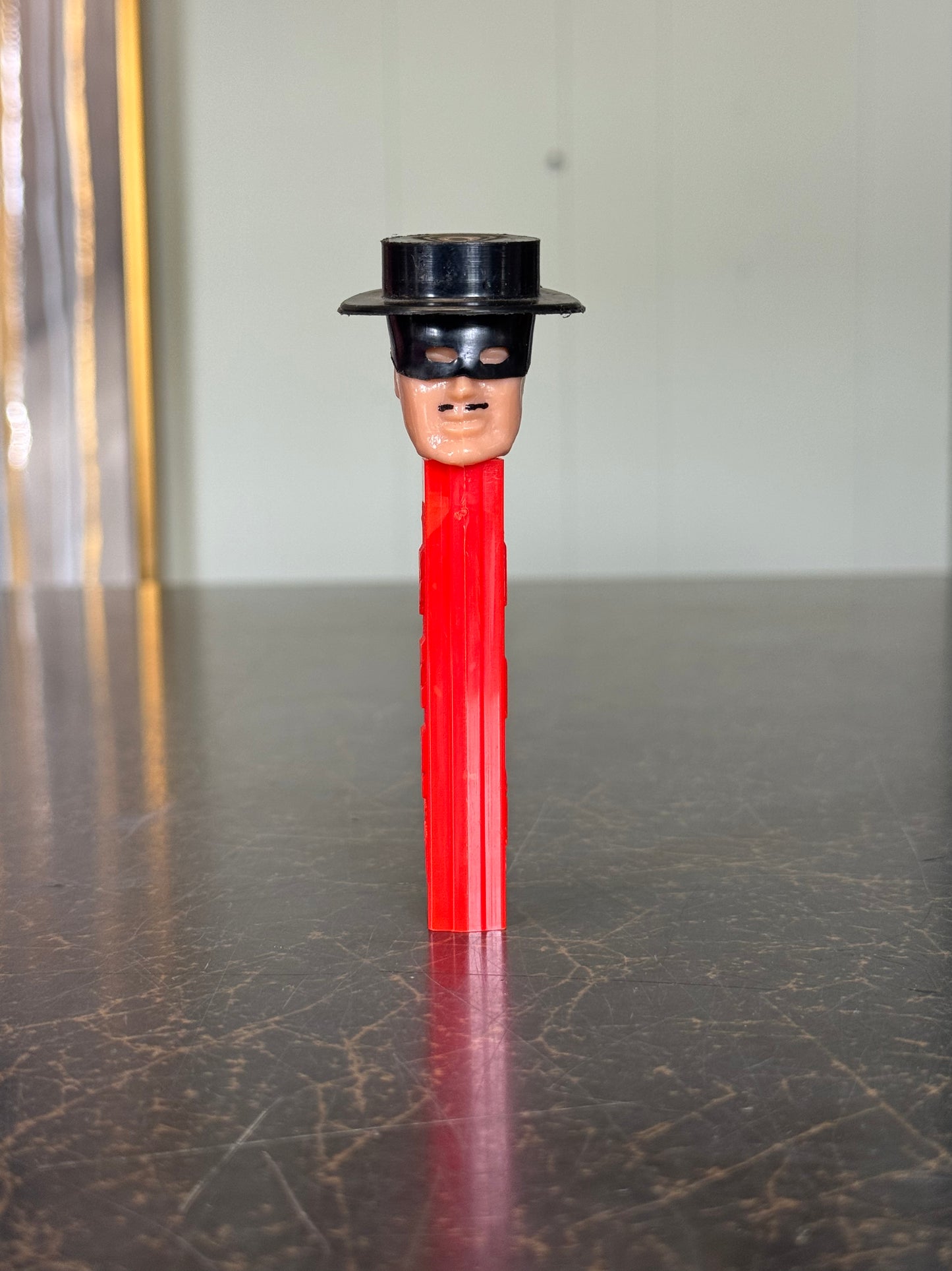 Vintage Zorro Pez Dispenser- Walt Disney Productions (No Feet)