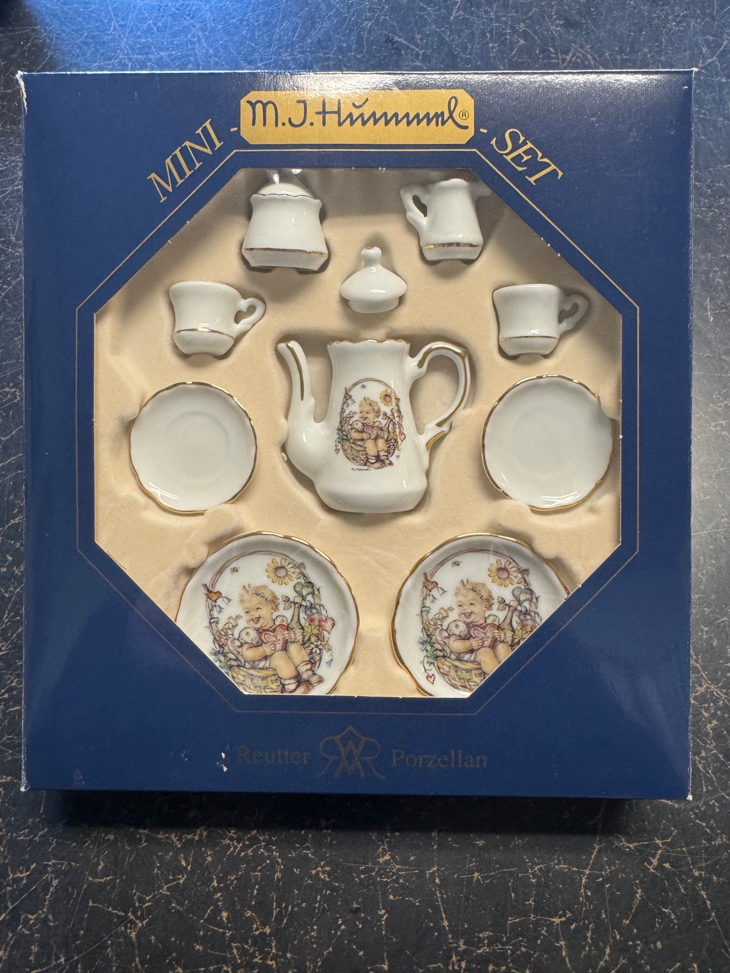 Mini Hummel Tea Set NIB