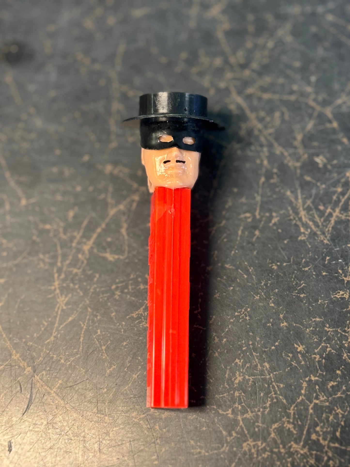 Vintage Zorro Pez Dispenser- Walt Disney Productions (No Feet)