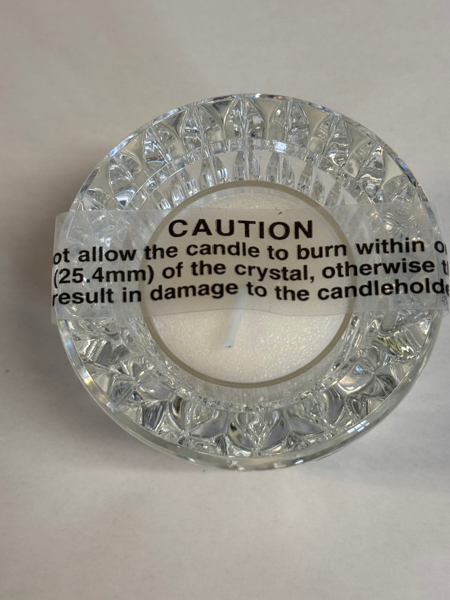 Waterford Lead Crystal Candle Votive