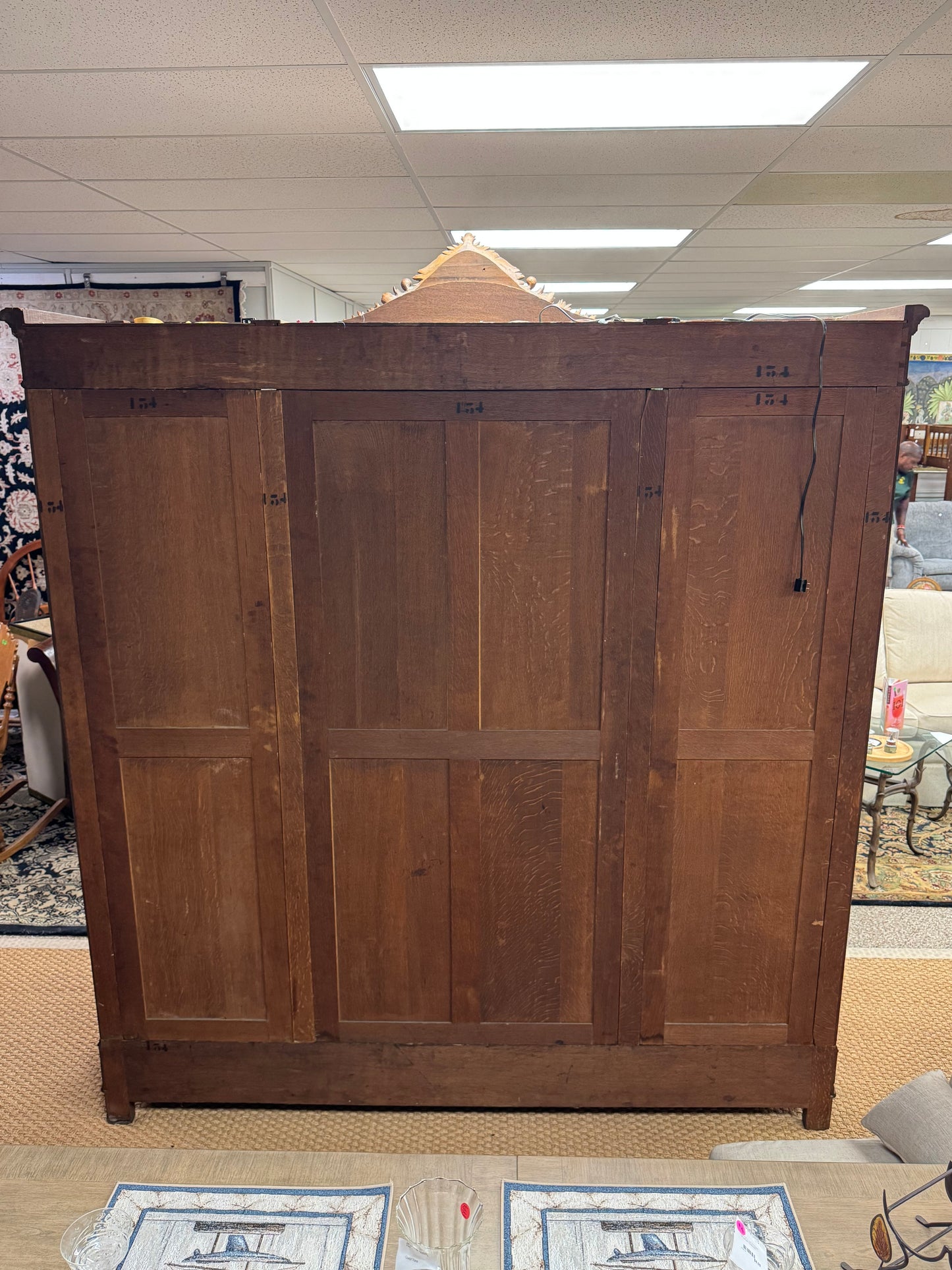 Antique French Walnut Louis 16th Armoire