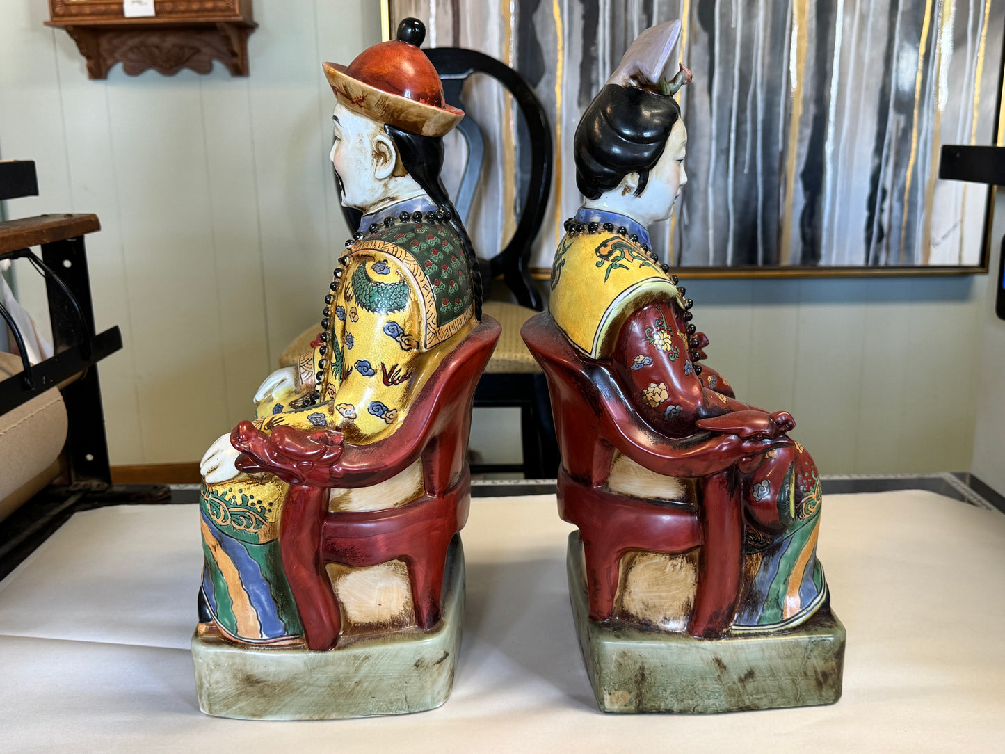 Pair Of Oriental Statues