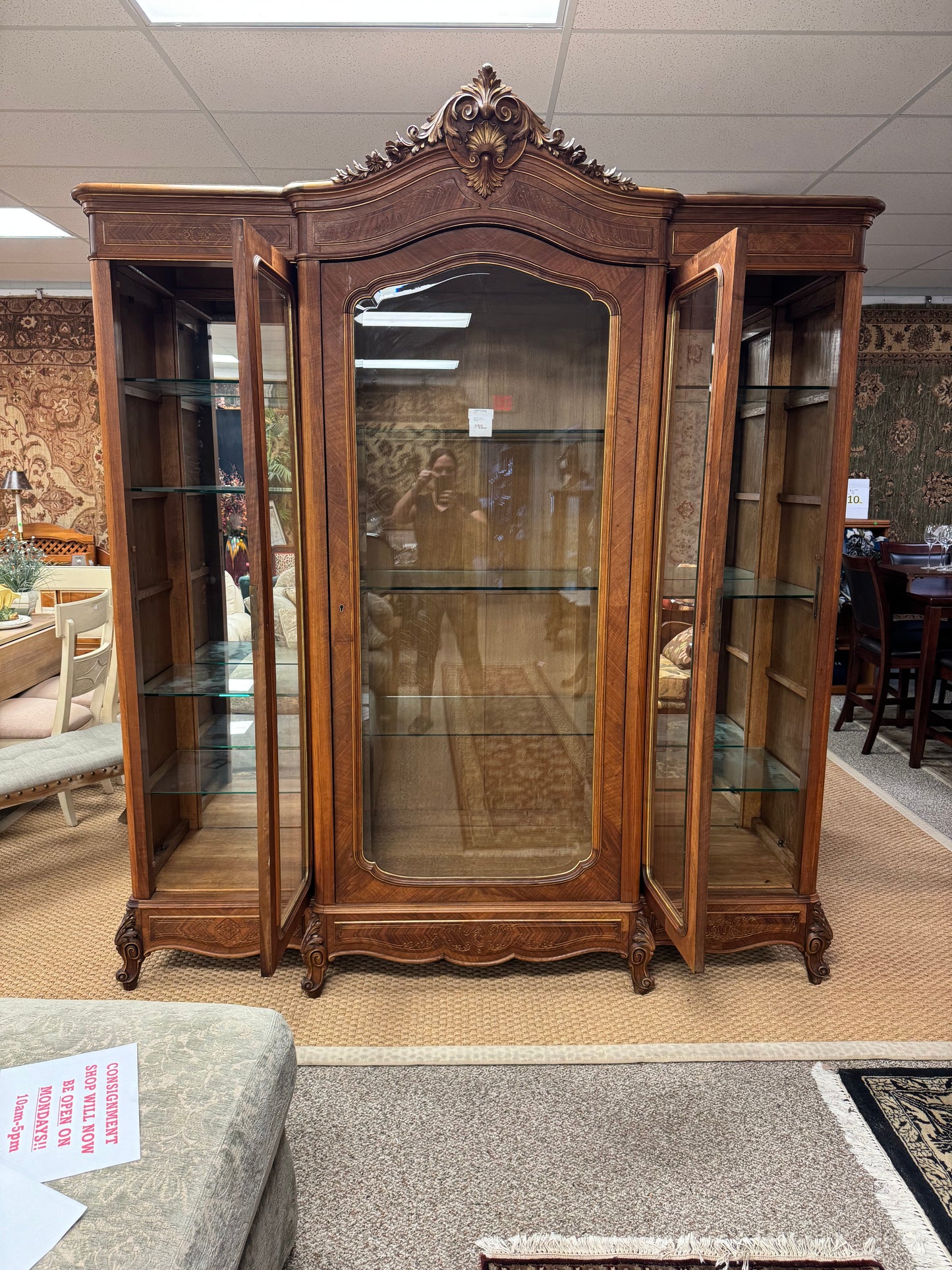 Antique French Walnut Louis 16th Armoire