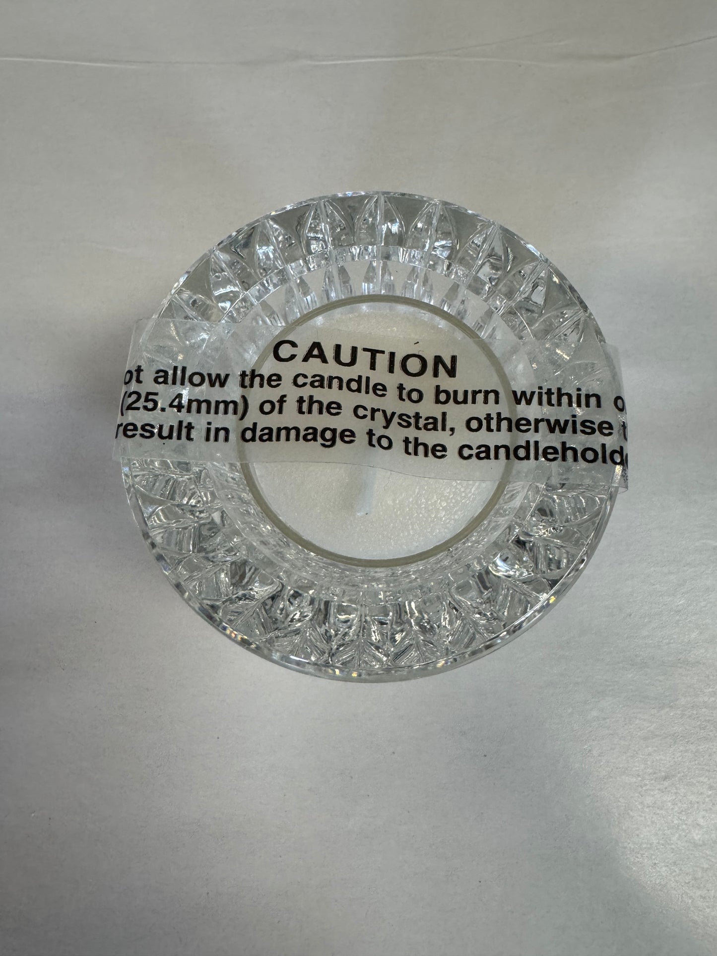 Waterford Lead Crystal Candle Votive