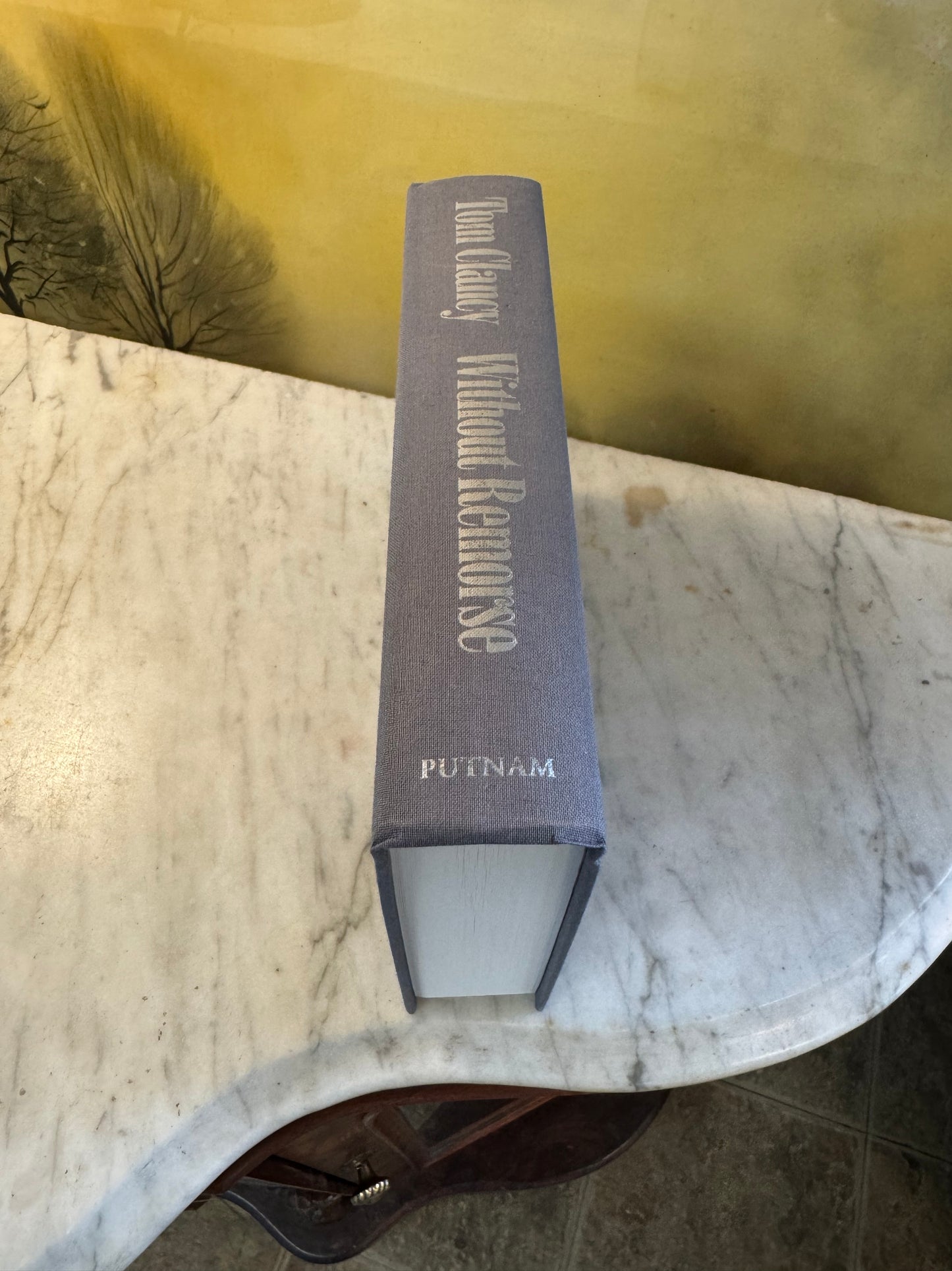 Tom Clancy "Without Remorse" Book Signed