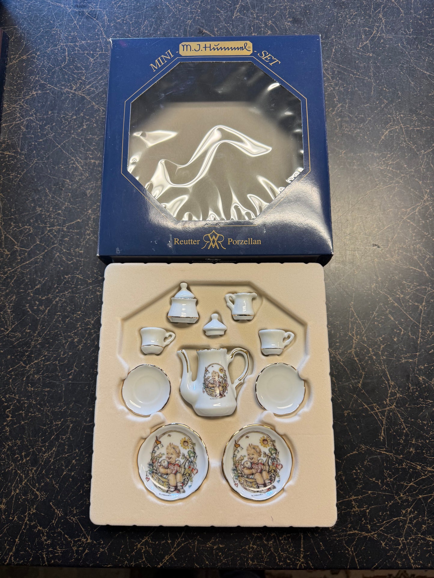 Mini Hummel Tea Set NIB