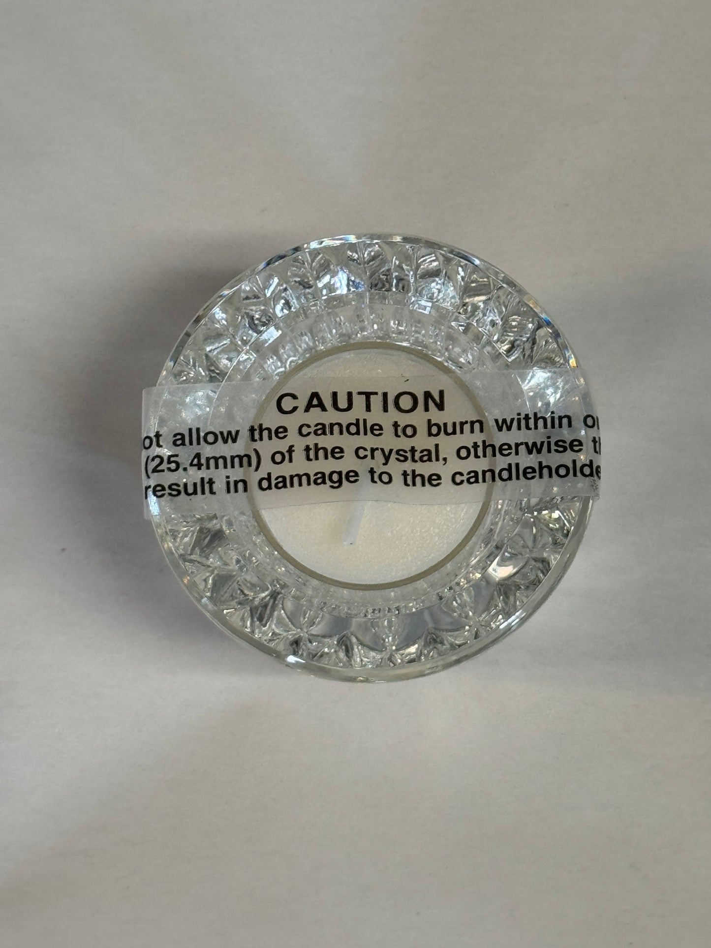 Waterford Lead Crystal Candle Votive