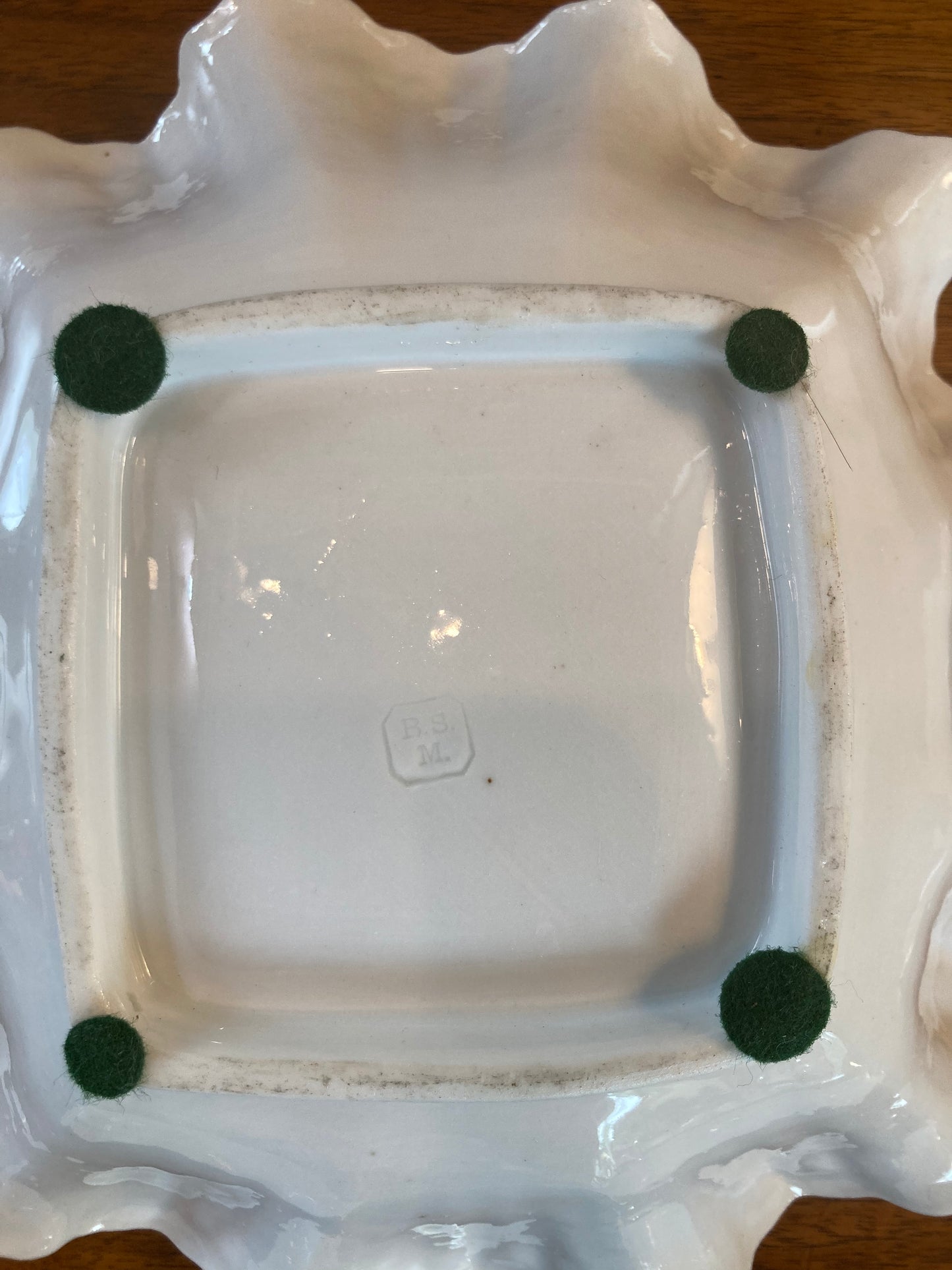 B.S.M. Vintage Bone China Serving Bowl W/Four Matching Small Bowls