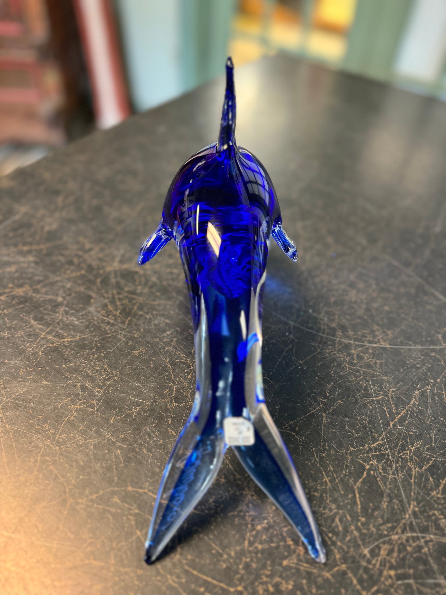 Large Art Glass Murano Dolphin