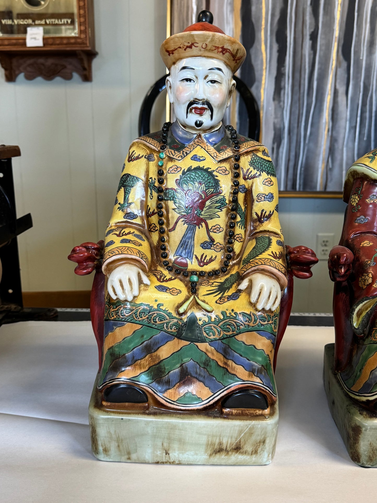 Pair Of Oriental Statues