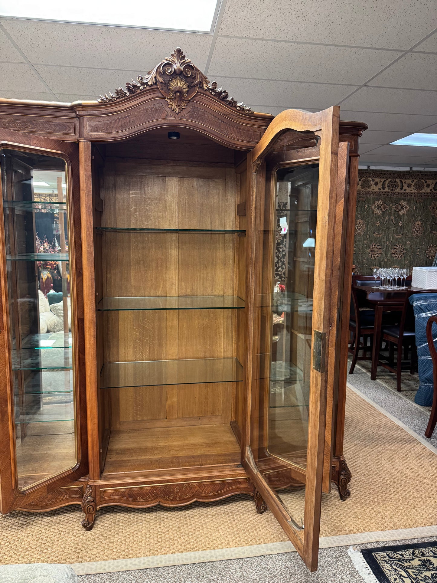 Antique French Walnut Louis 16th Armoire