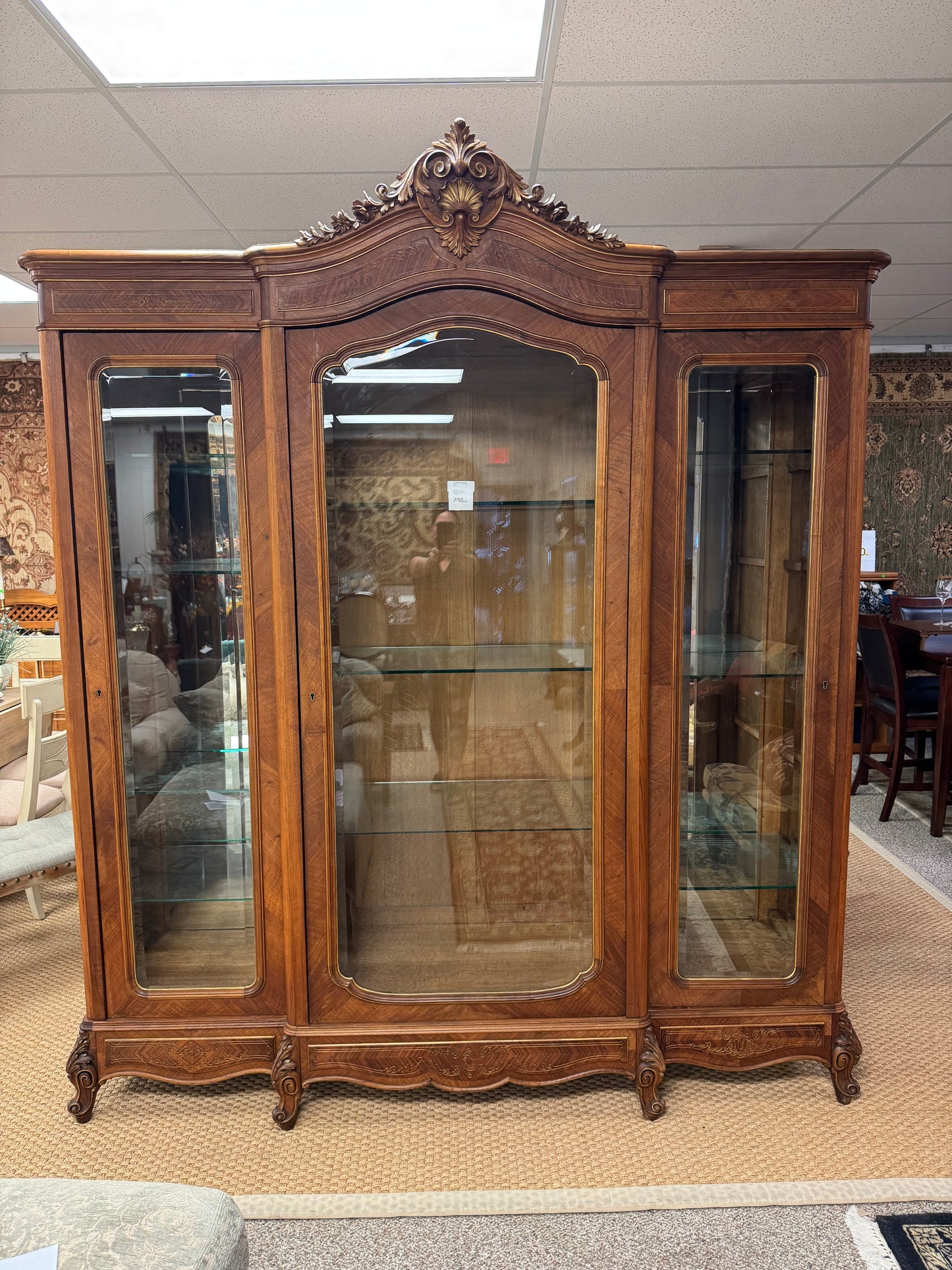 Antique French Walnut Louis 16th Armoire