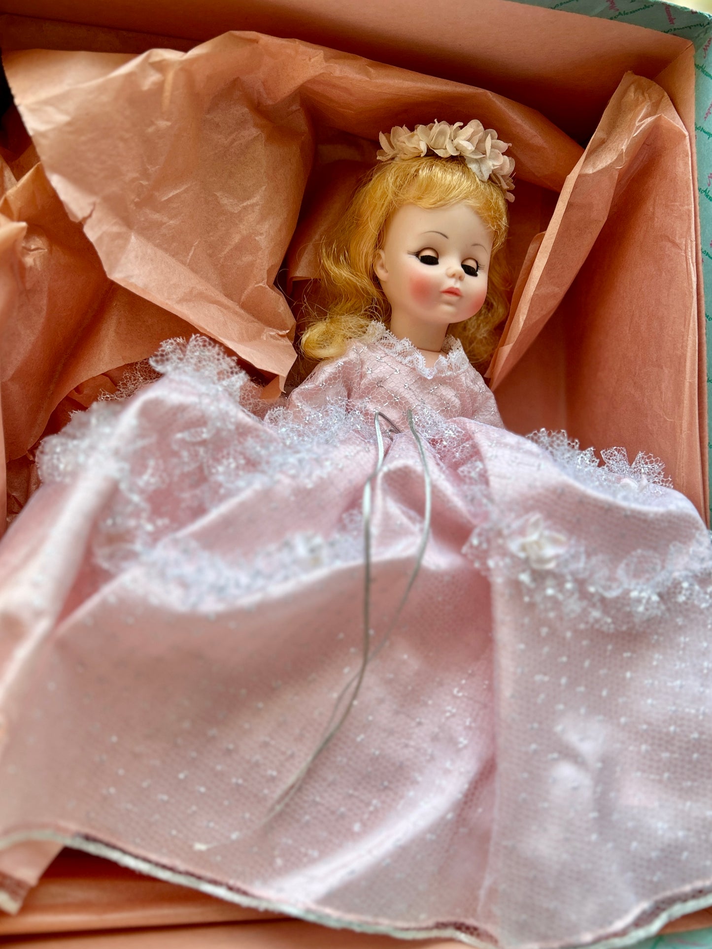 Beautiful 1950s Vintage Madame Alexander Doll, Cinderella, In Original Box, Made in New York