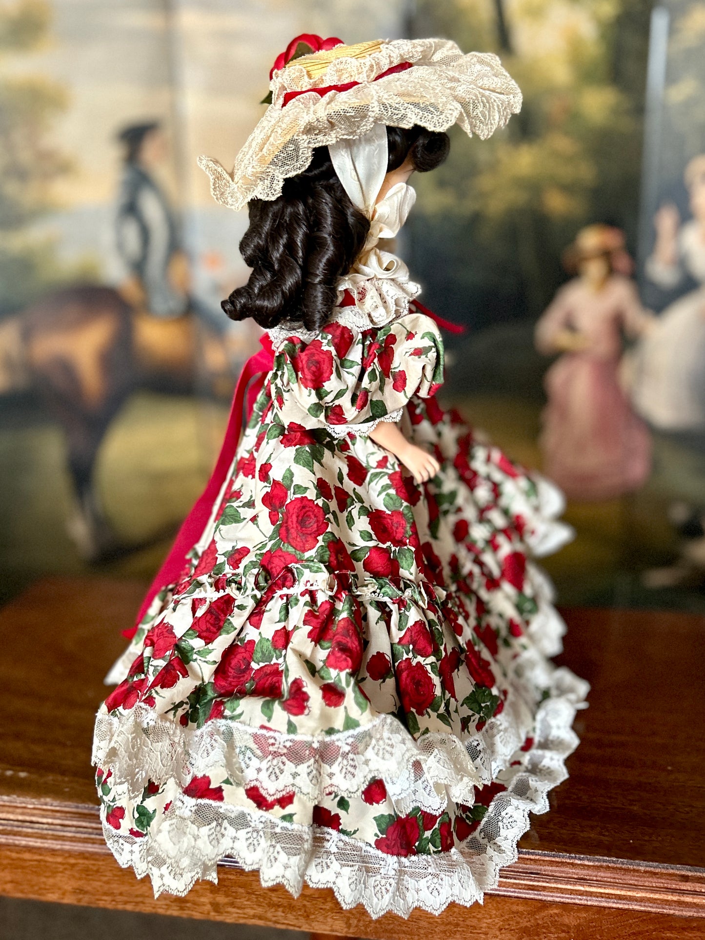 Madame Alexander Doll, Limited Edition Scarlett O'Hara "Gone with the Wind" Rose Picnic Dress, 21", 15070