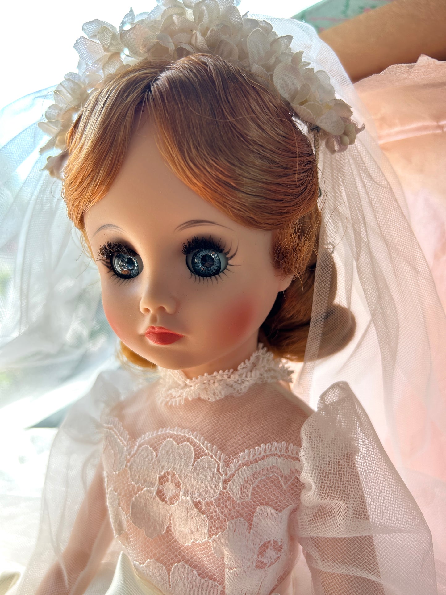 1950s Madame Alexander Doll, the Elise Bride Doll in Original Box, Wedding Gown, Style 1760