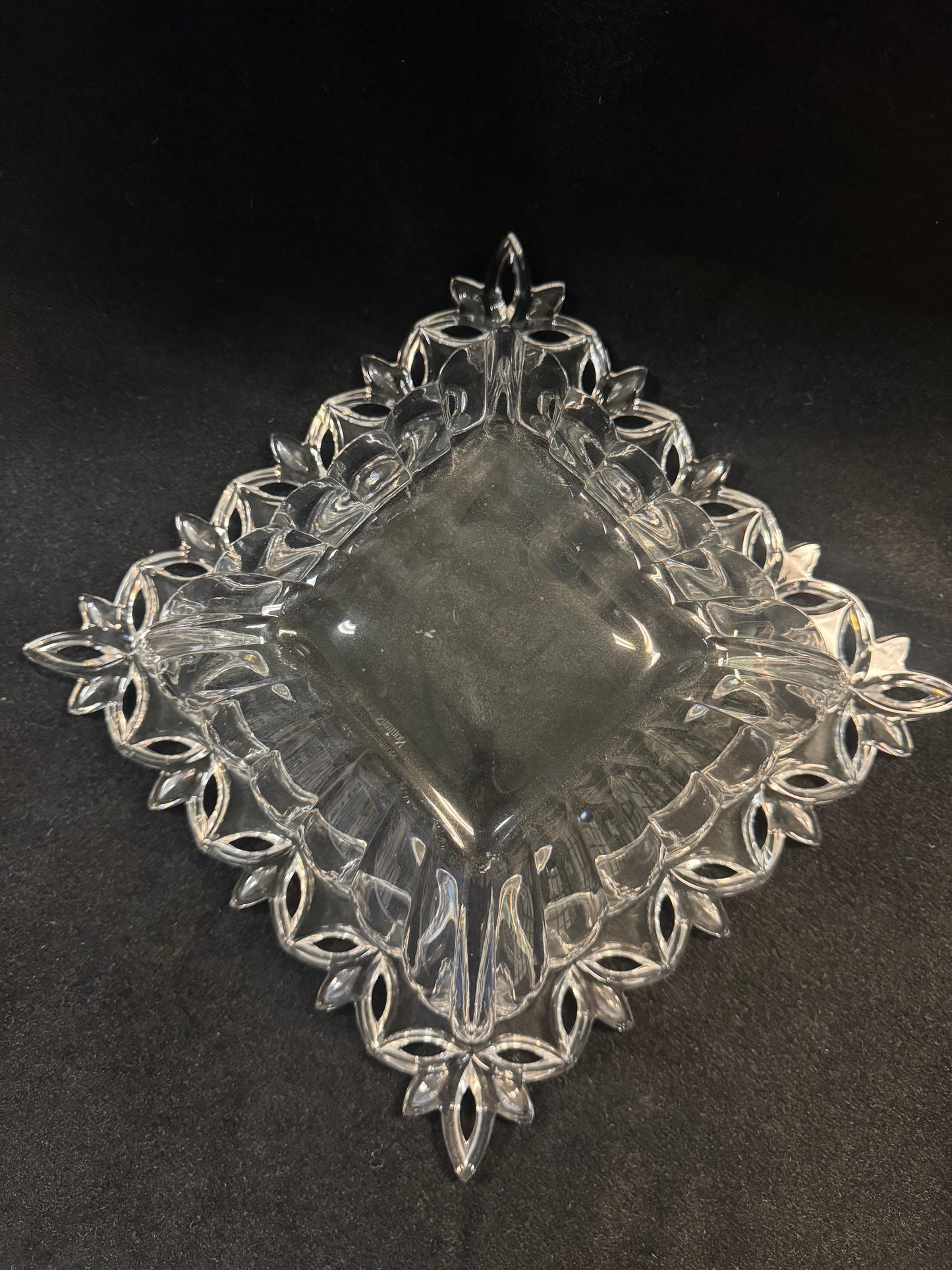 SHANNON Medallion Crystal Bowl by GODINGER