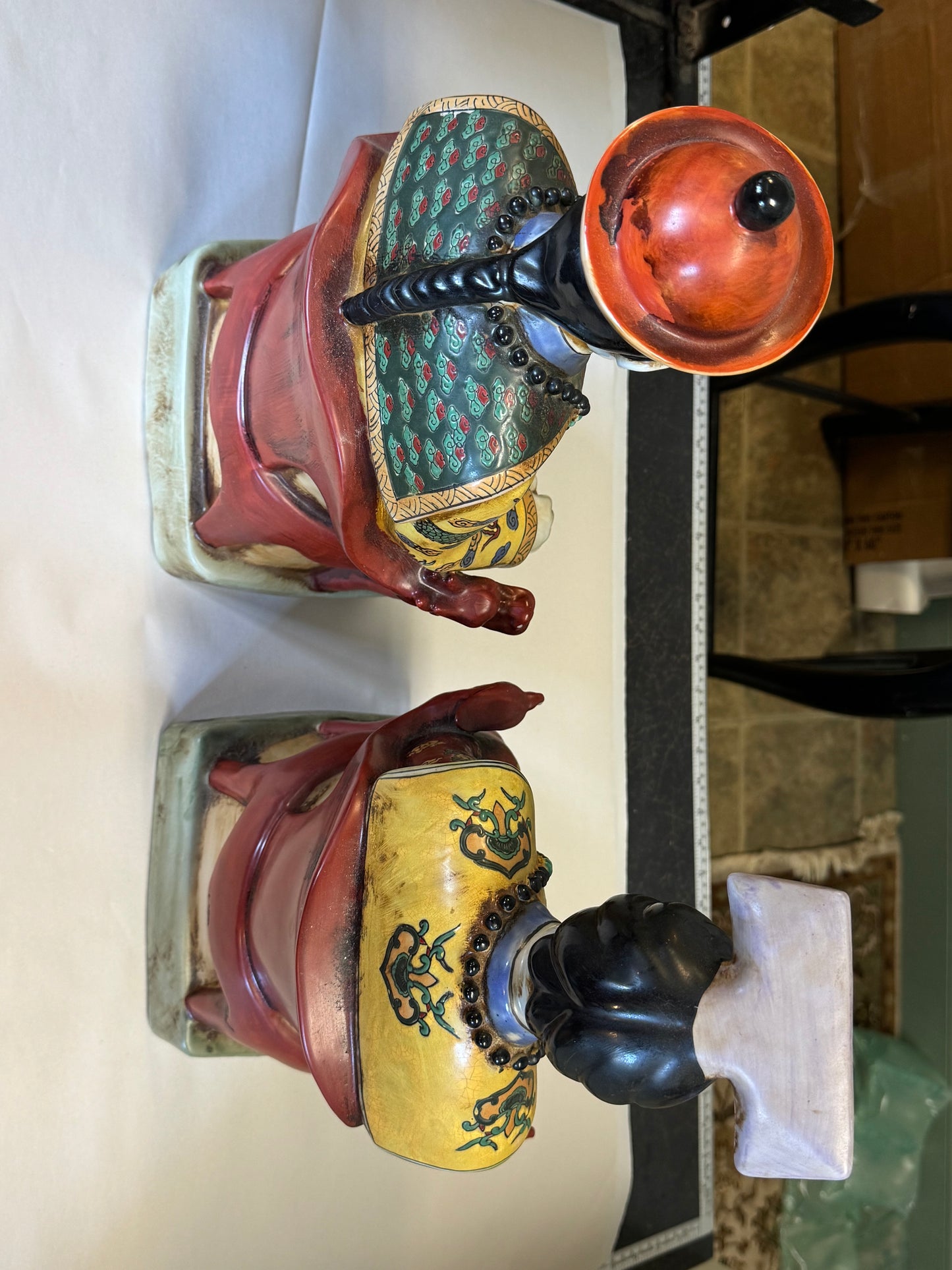 Pair Of Oriental Statues