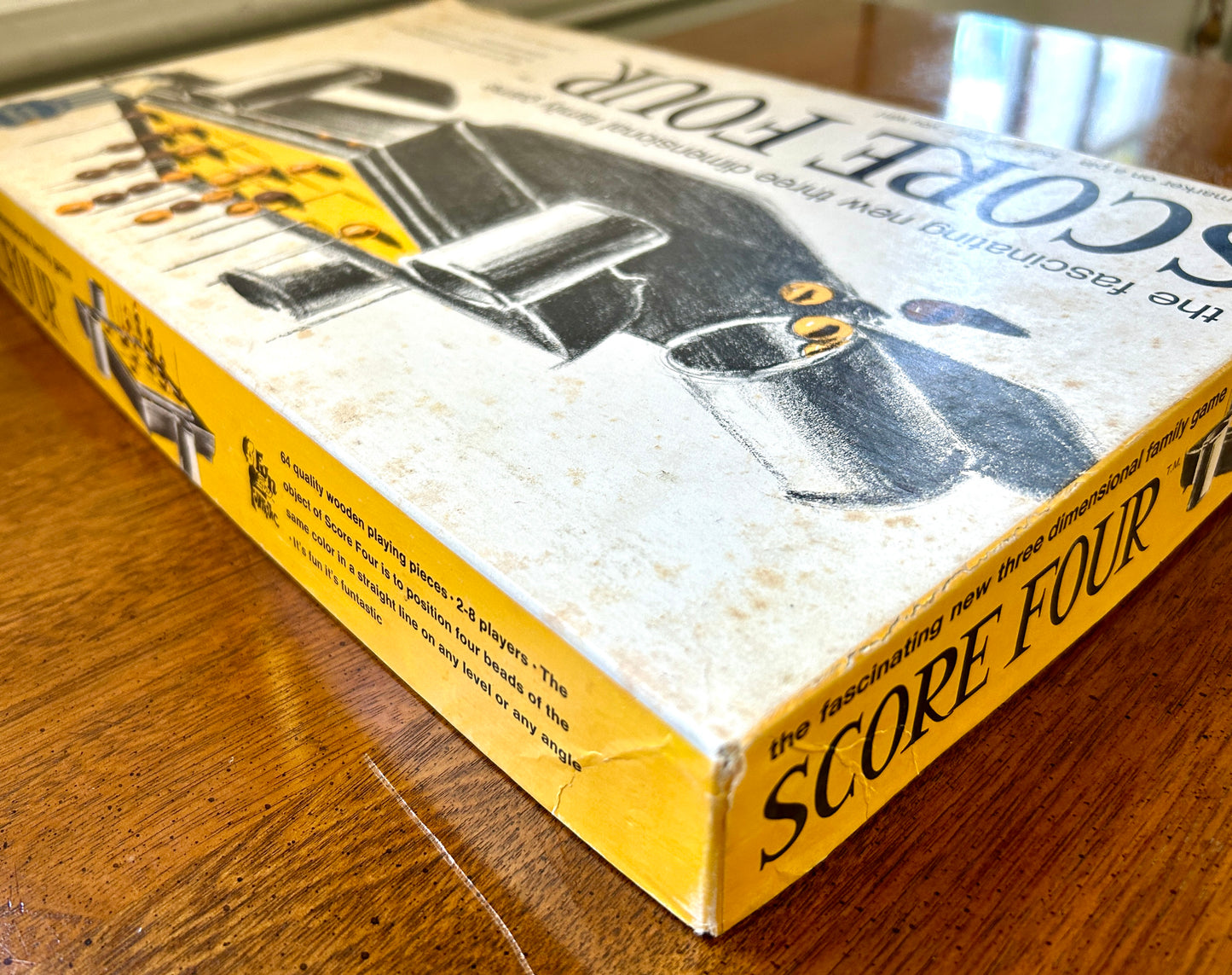 Vintage Board Game, 1968 "Score Four" by Funtastic, Alexandria, Virginia