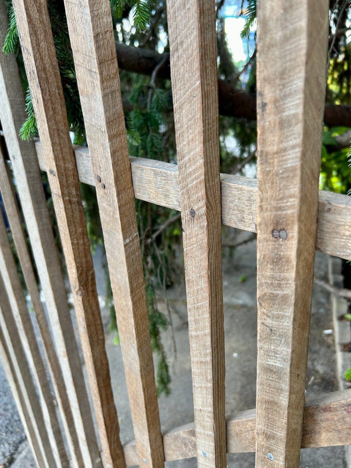 Wood Tobacco Drying Rack, 57" Tall