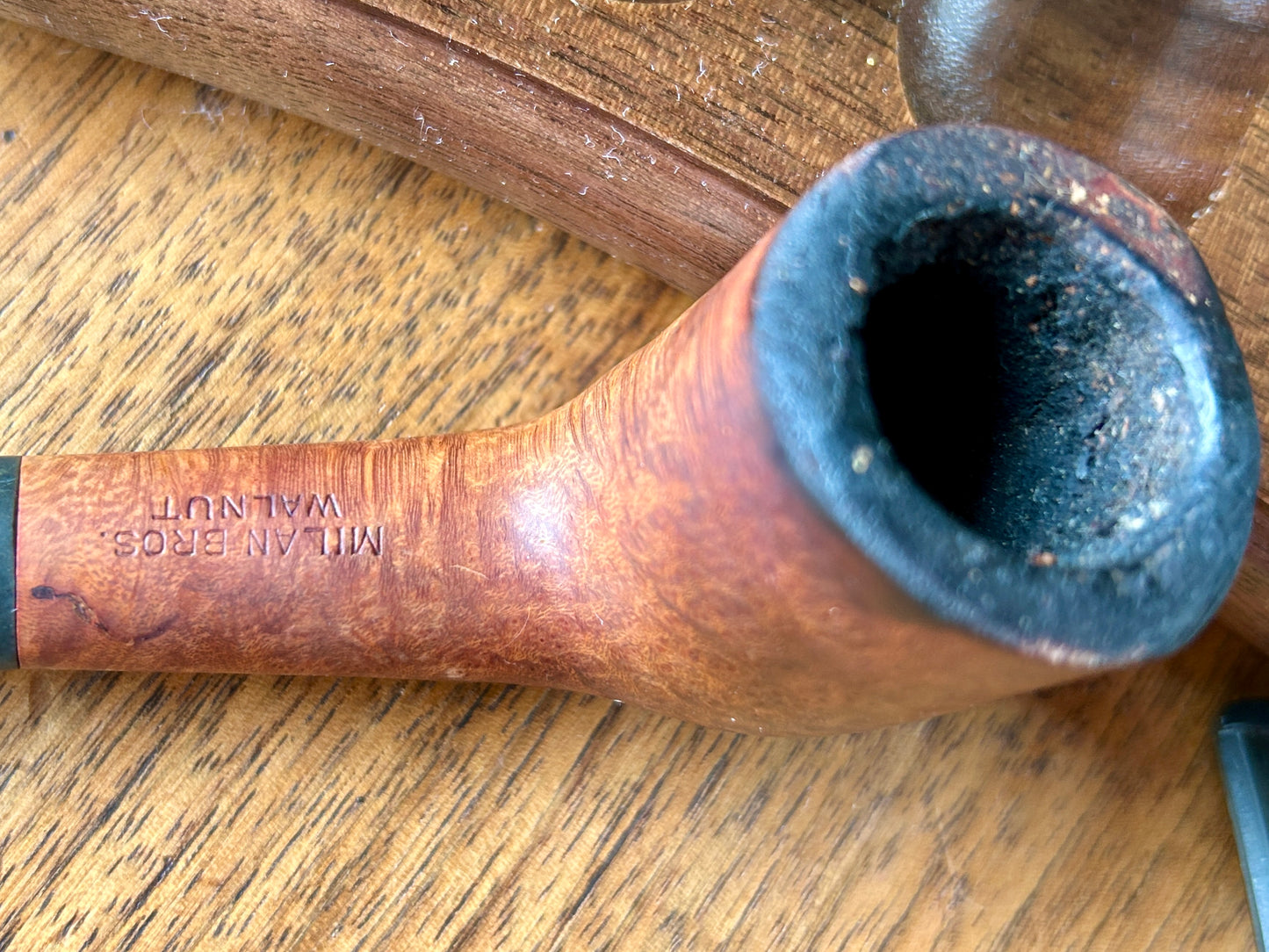 Beautiful, Vintage Pipe Collection w Walnut Decatur Pipe Stand, Walnut, Briar, Meerschaum, Made in England, US, Israel