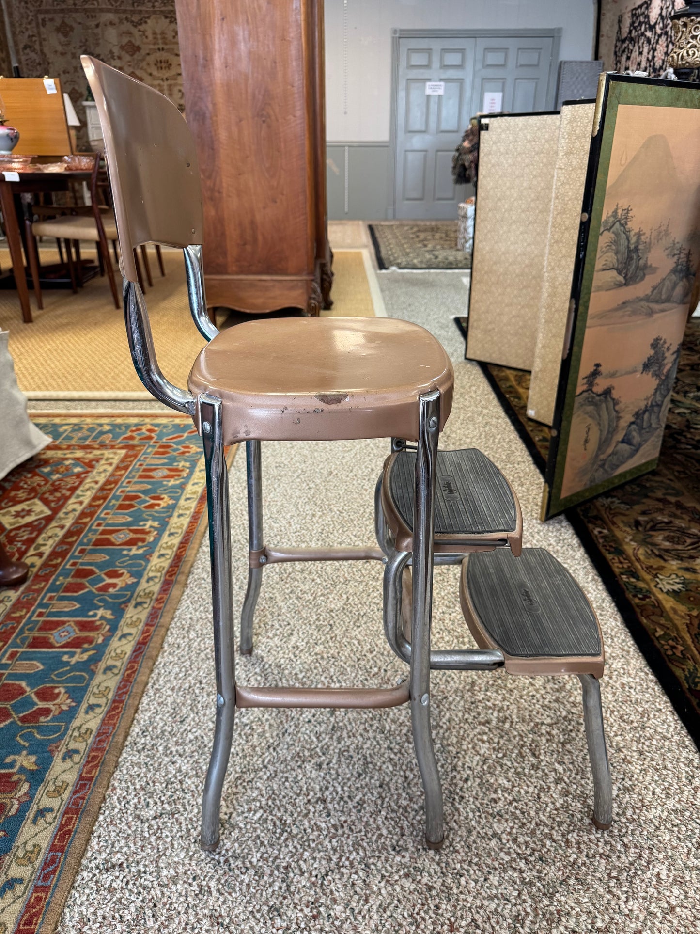 Vintage Cosco Chair & Step-stool