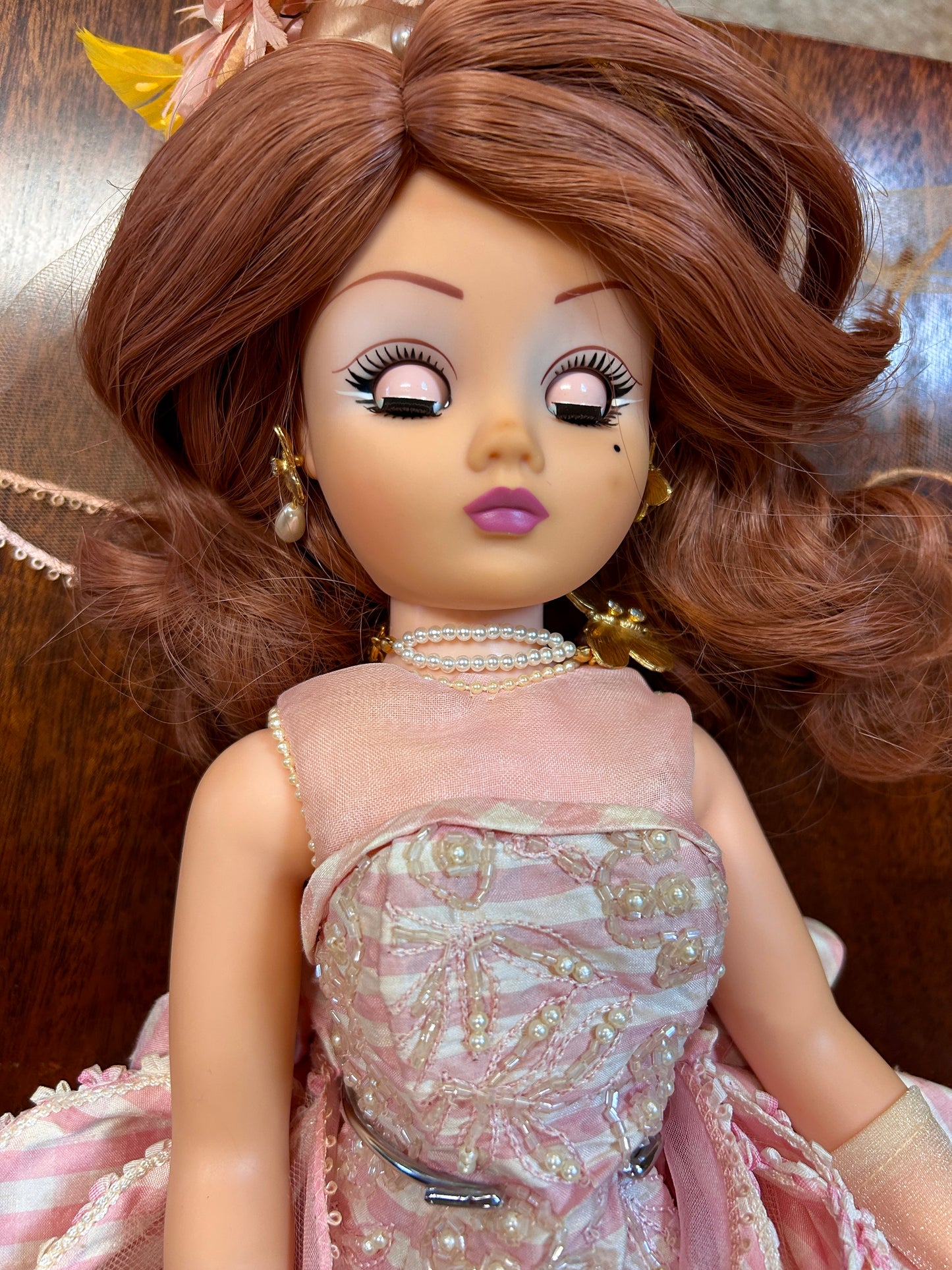 Couture Collection, Madame Alexander Doll, Limited Edition "Cissy" Peony & Butterfly Wedding Gown, 20" Tall Bride, Poseable