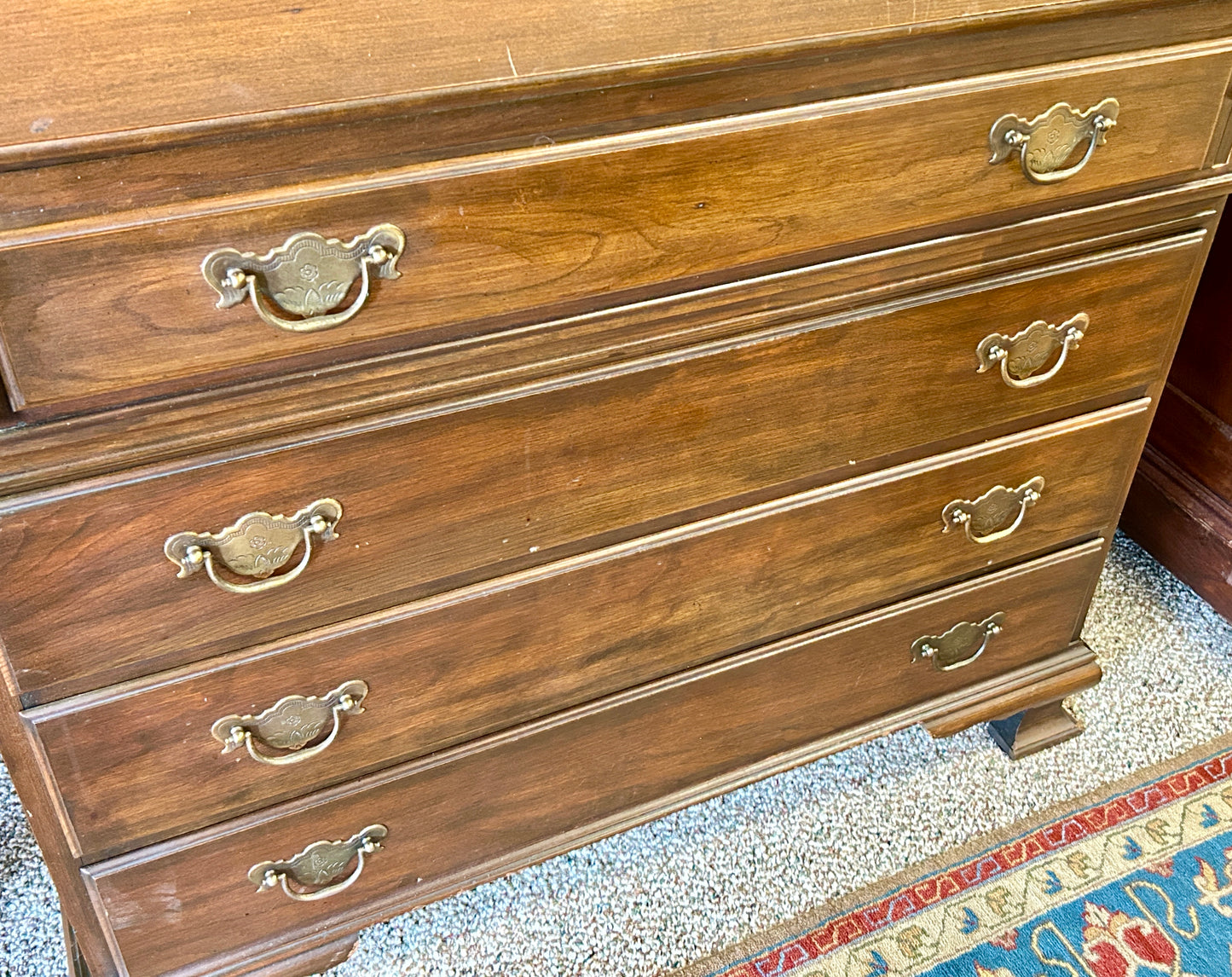 Pennsylvania House Secretary Desk, 79" Tall, Solid Wood