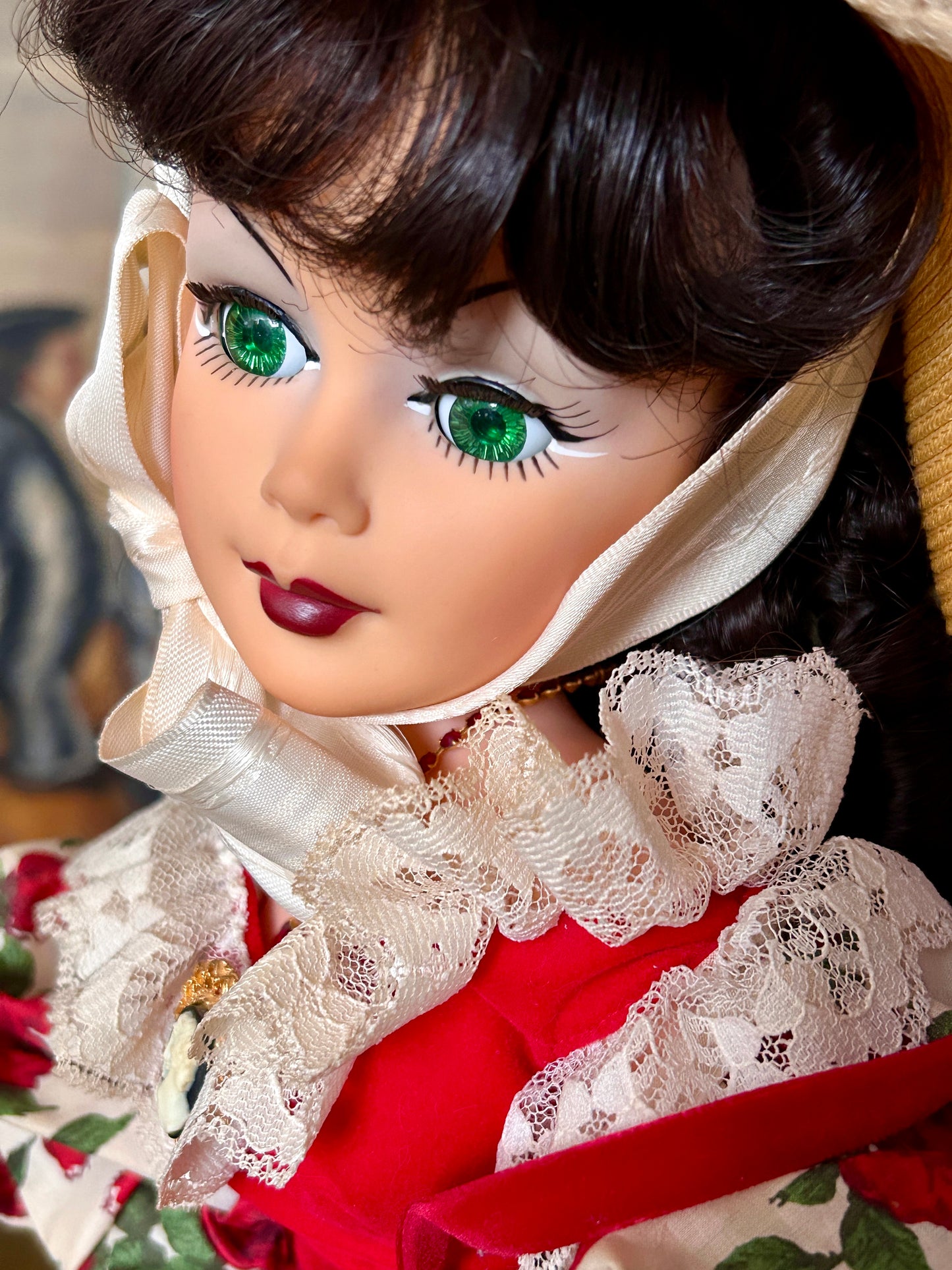 Madame Alexander Doll, Limited Edition Scarlett O'Hara "Gone with the Wind" Rose Picnic Dress, 21", 15070