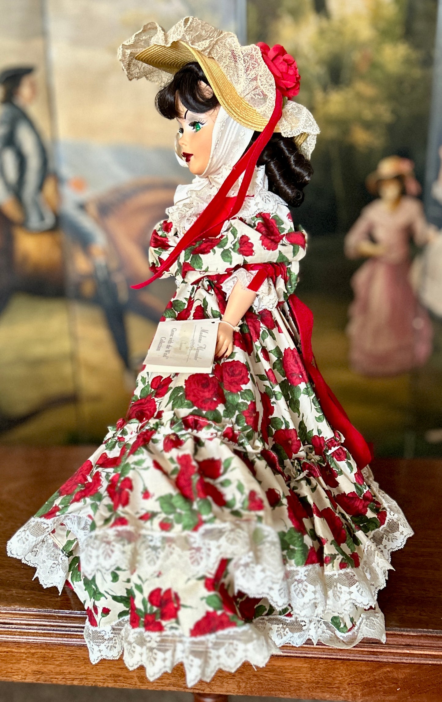 Madame Alexander Doll, Limited Edition Scarlett O'Hara "Gone with the Wind" Rose Picnic Dress, 21", 15070