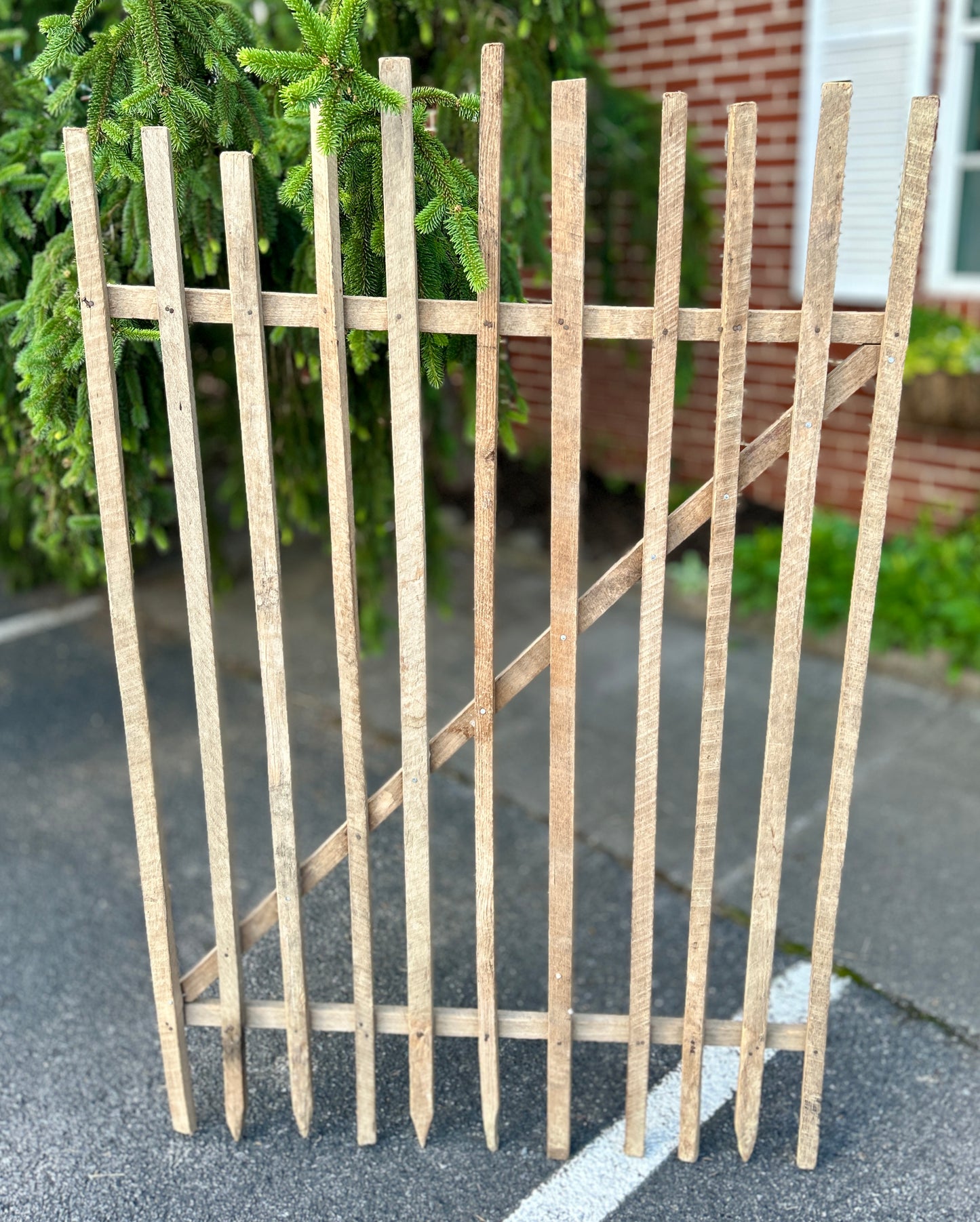 Wood Tobacco Drying Rack, 57" Tall