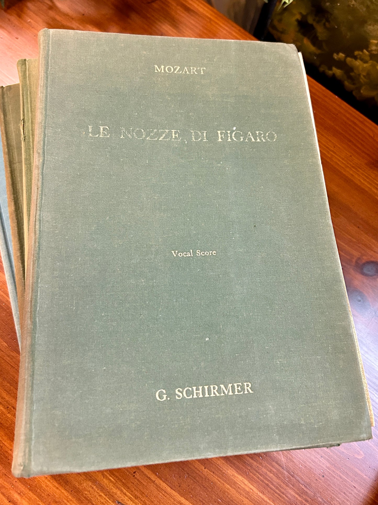 1960s G Schirmer Opera Score Music Books Set of 6 Seville, Figaro, Aida, Boheme