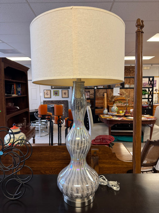 Glass Table Lamp With  Shade