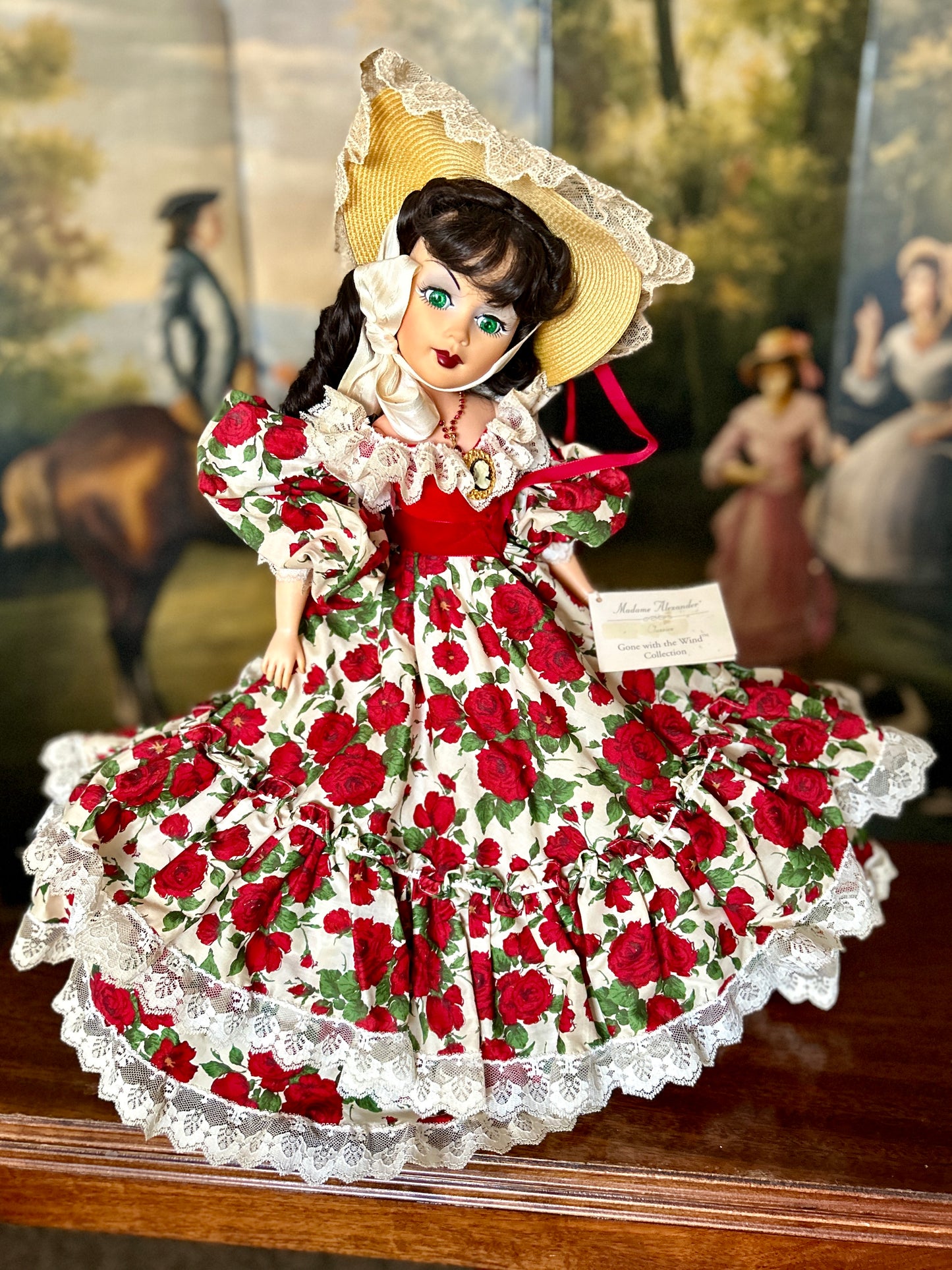 Madame Alexander Doll, Limited Edition Scarlett O'Hara "Gone with the Wind" Rose Picnic Dress, 21", 15070