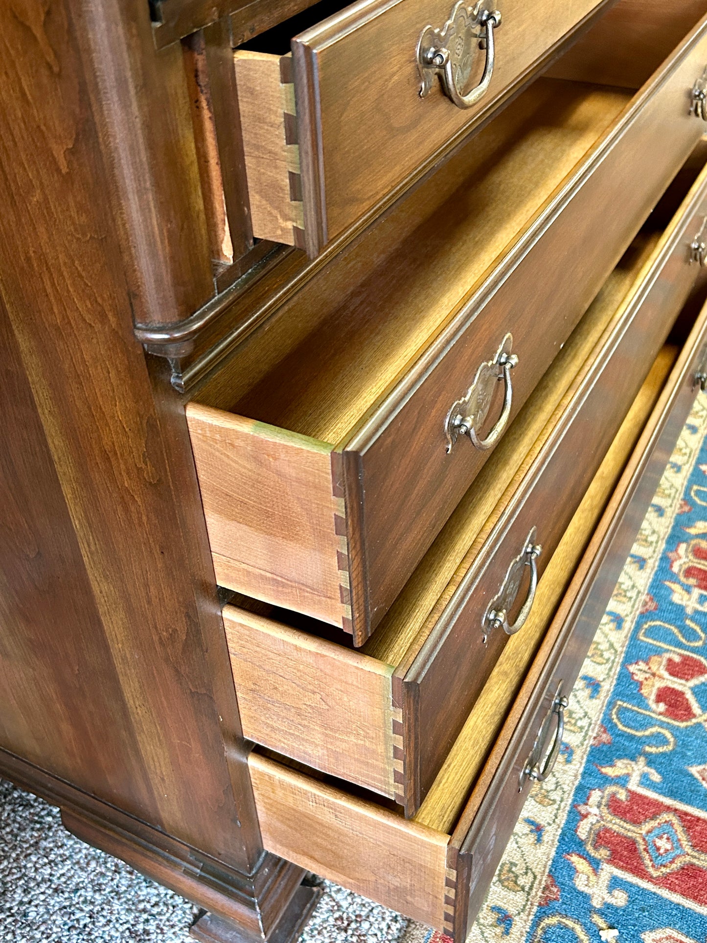 Pennsylvania House Secretary Desk, 79" Tall, Solid Wood