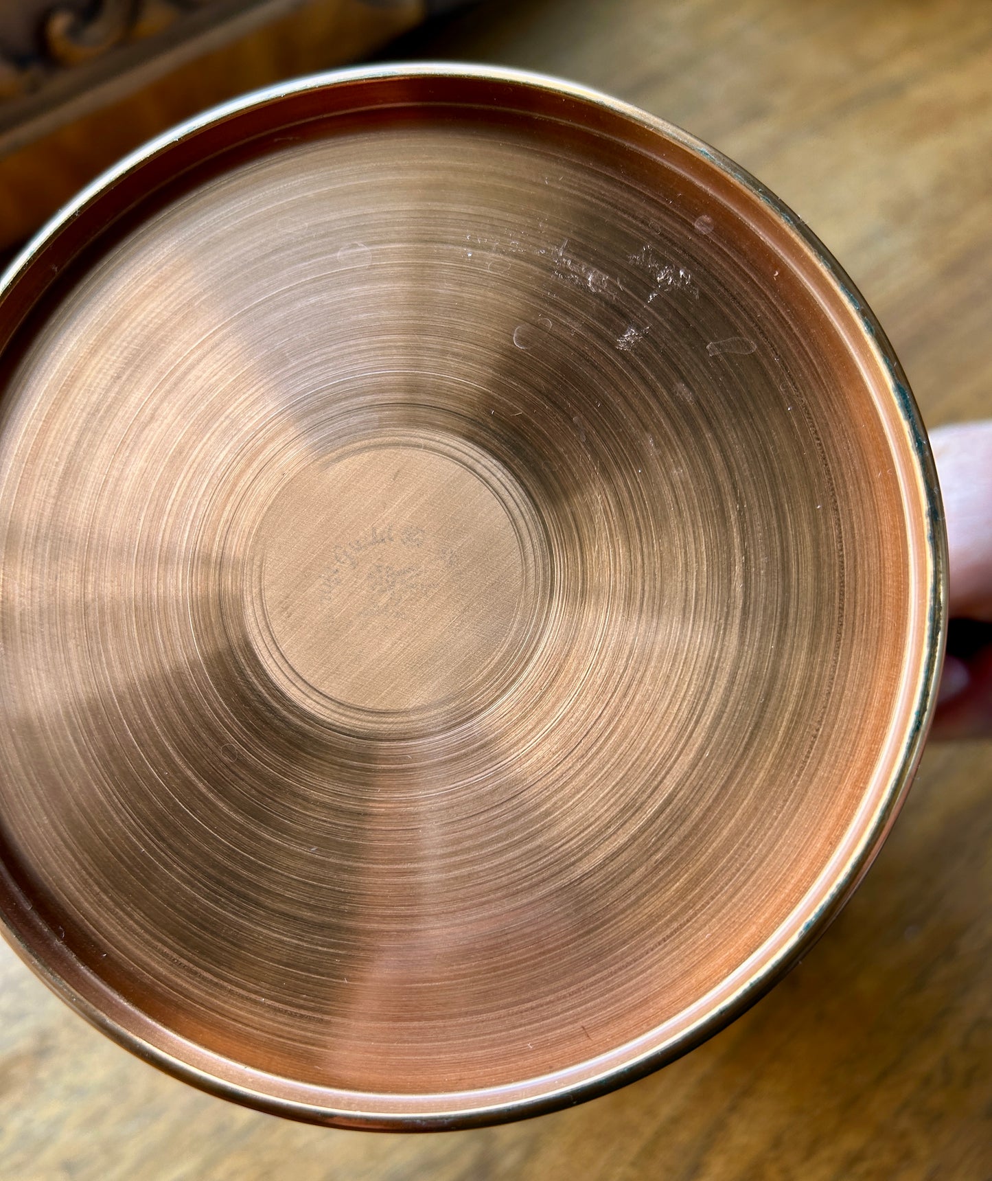 Mid Century Modern, 1960s Coppercraft Guild Taunton Massachusetts Turkish Style, Spun Copper Coffee Pot