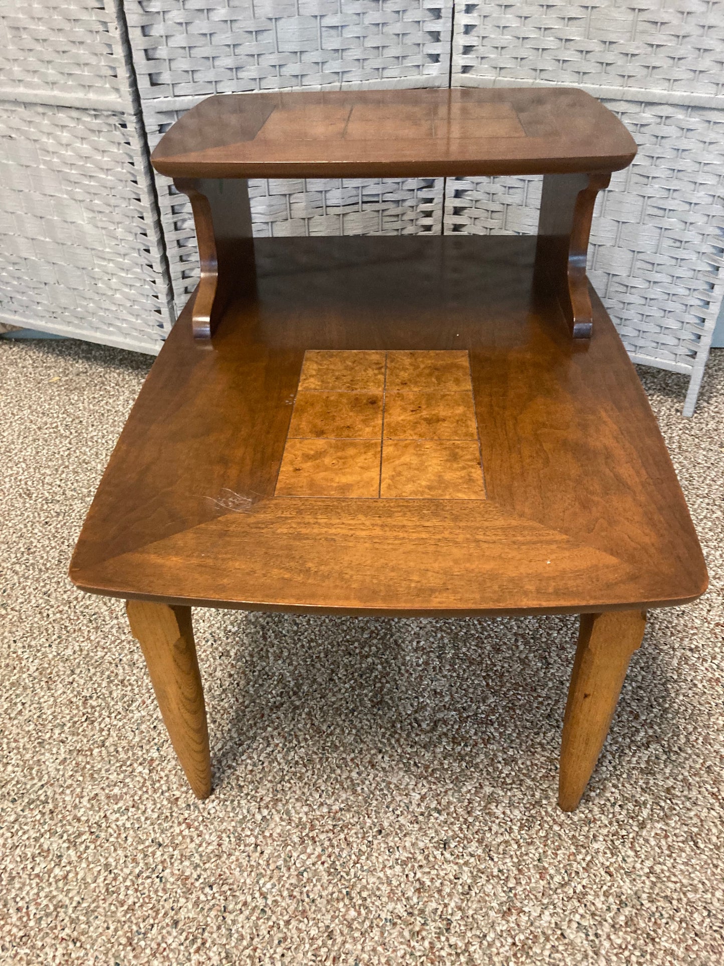 Lane Furniture MCM Two Tier Side Table