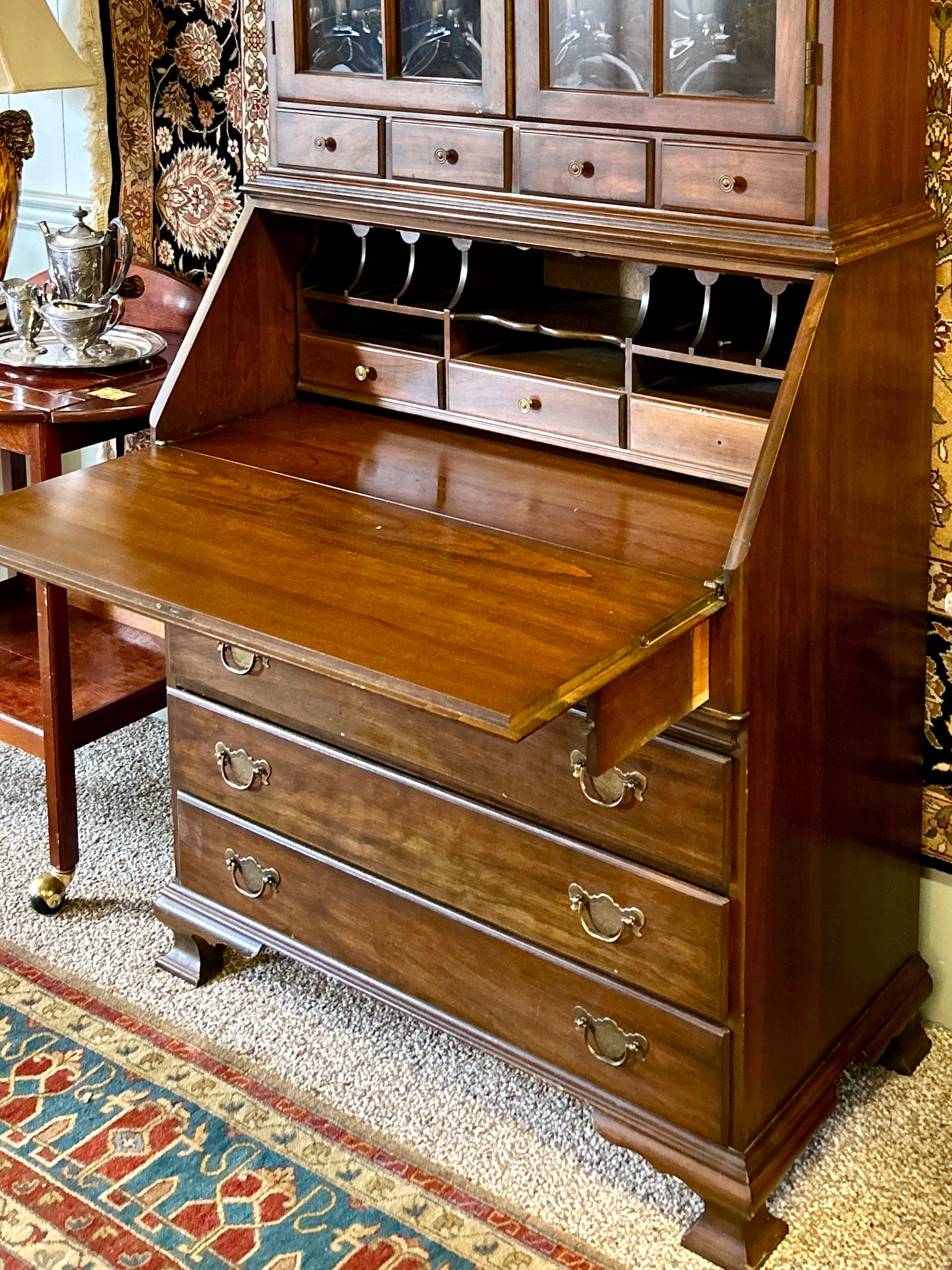 Pennsylvania House Secretary Desk, 79" Tall, Solid Wood