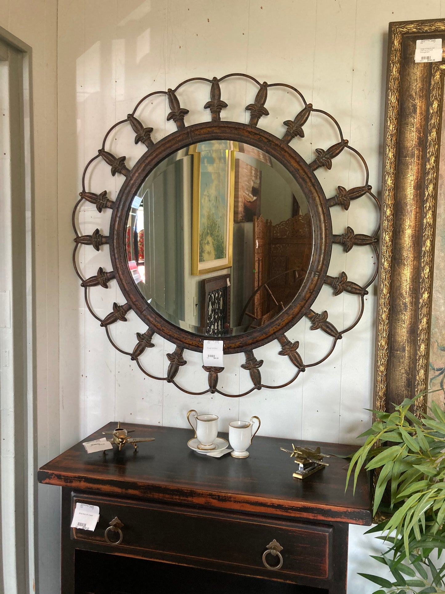 Wrought Iron Mirror