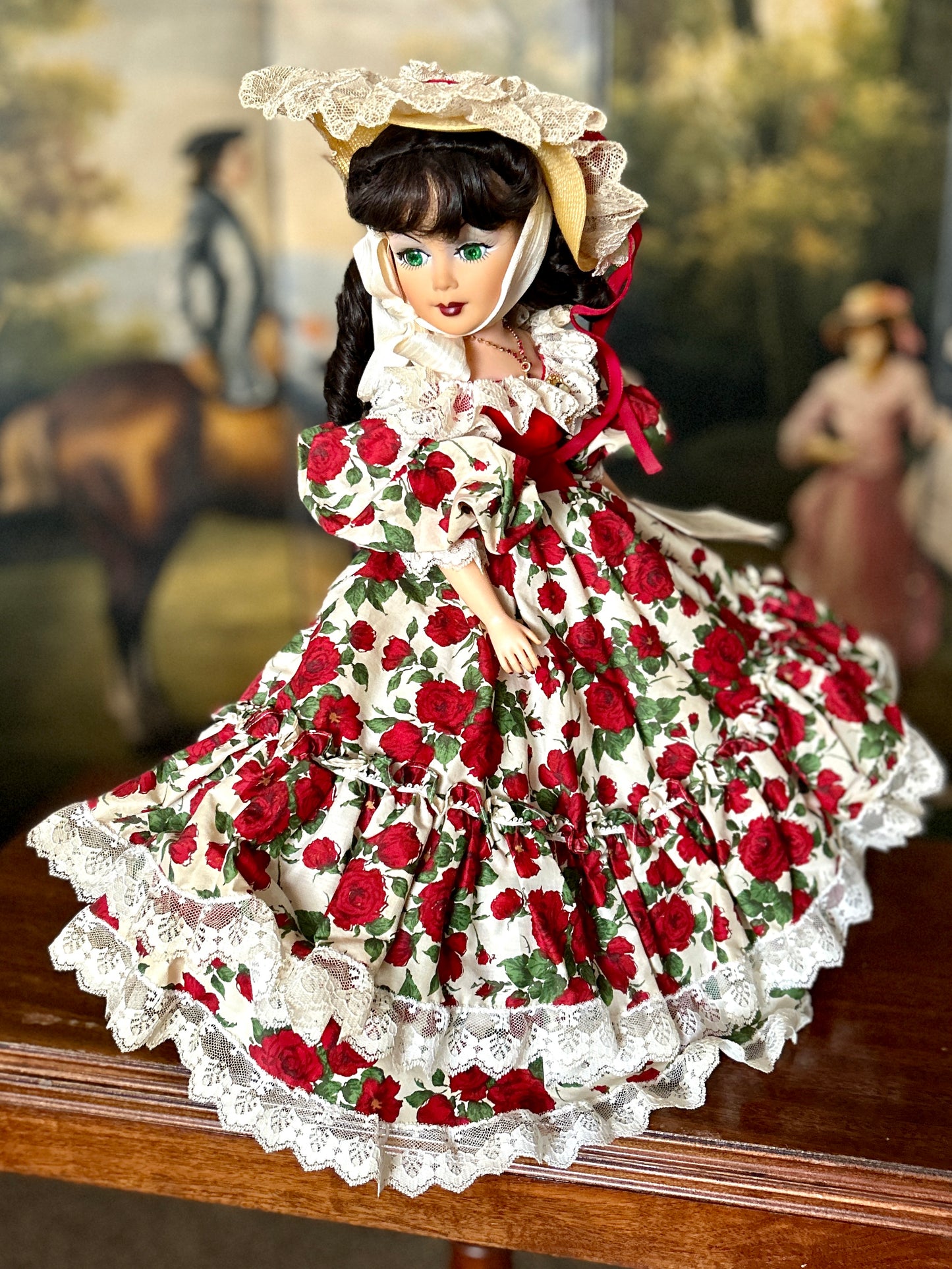 Madame Alexander Doll, Limited Edition Scarlett O'Hara "Gone with the Wind" Rose Picnic Dress, 21", 15070