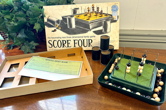 Vintage Board Game, 1968 "Score Four" by Funtastic, Alexandria, Virginia