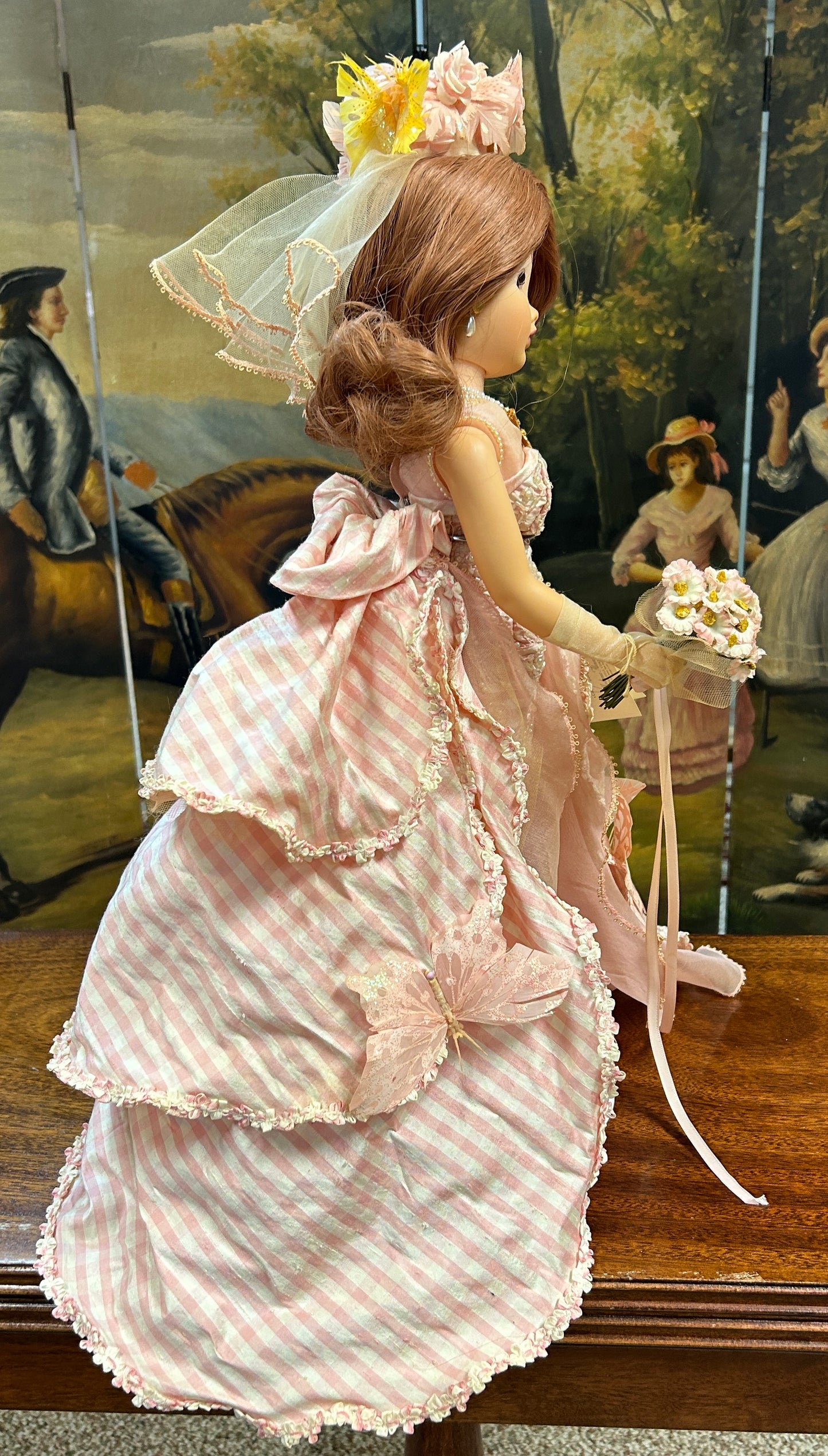 Couture Collection, Madame Alexander Doll, Limited Edition "Cissy" Peony & Butterfly Wedding Gown, 20" Tall Bride, Poseable