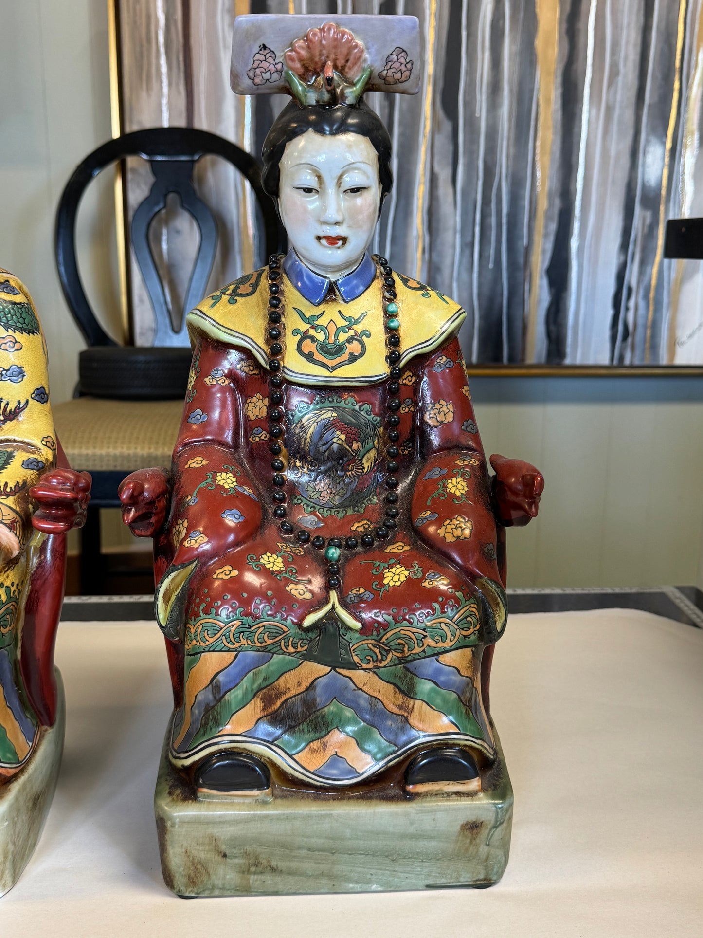 Pair Of Oriental Statues