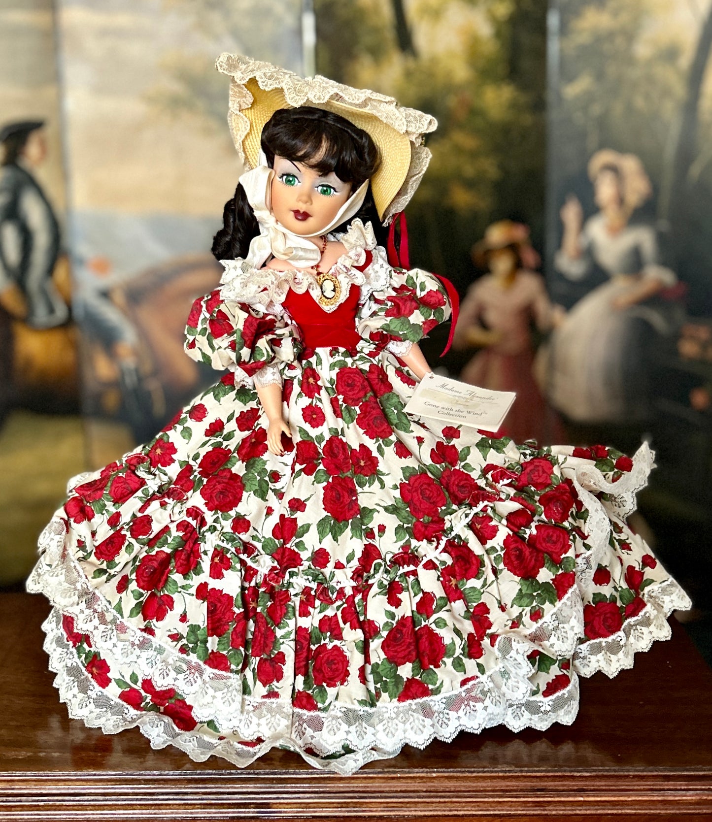 Madame Alexander Doll, Limited Edition Scarlett O'Hara "Gone with the Wind" Rose Picnic Dress, 21", 15070