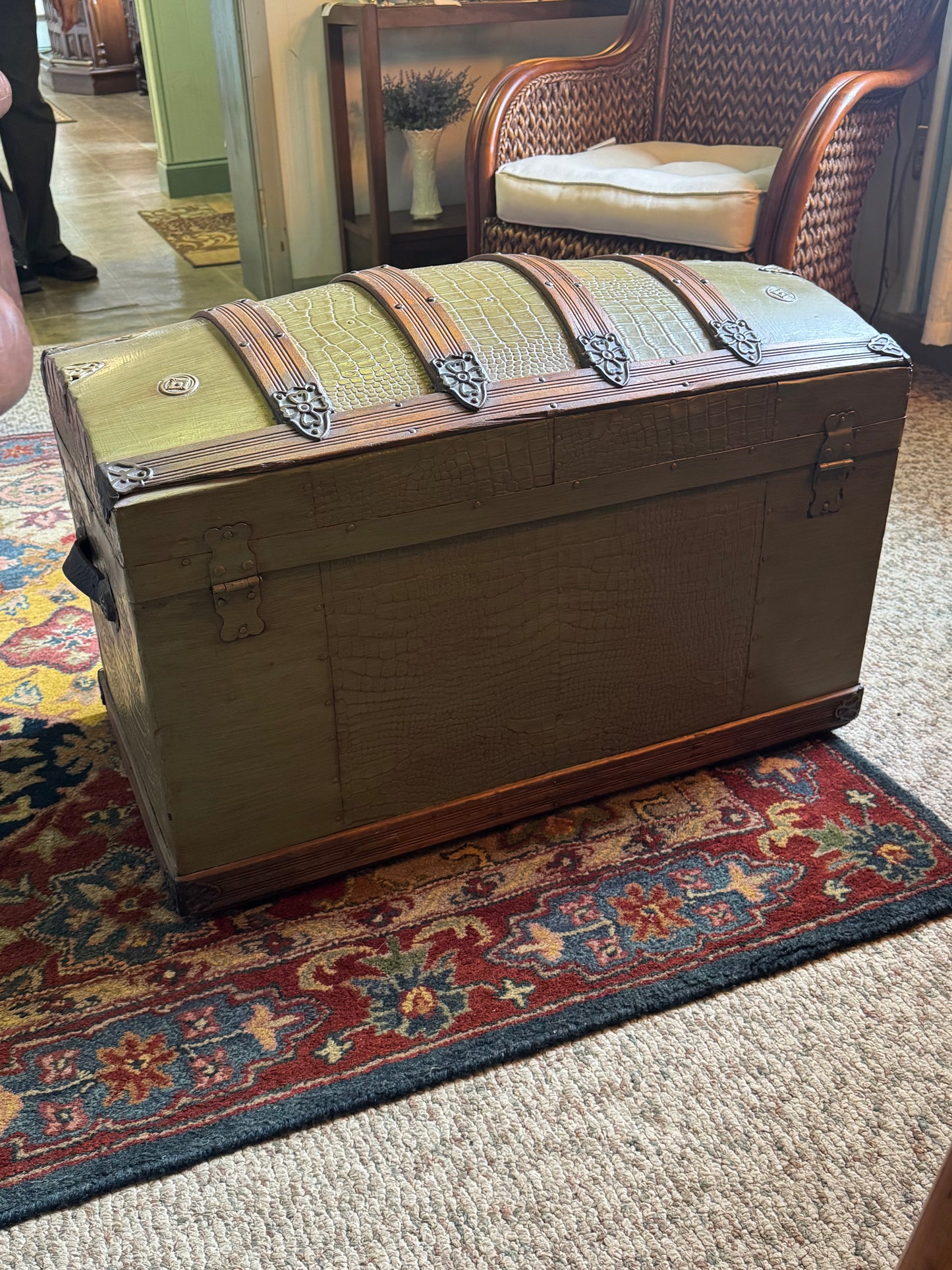 Antique Steamer Trunk