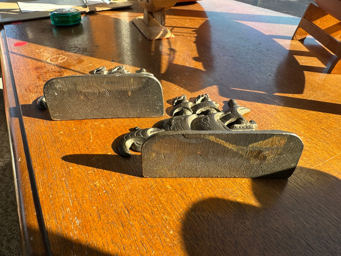 Cast Iron Pirate Galleon 1928 Bookends