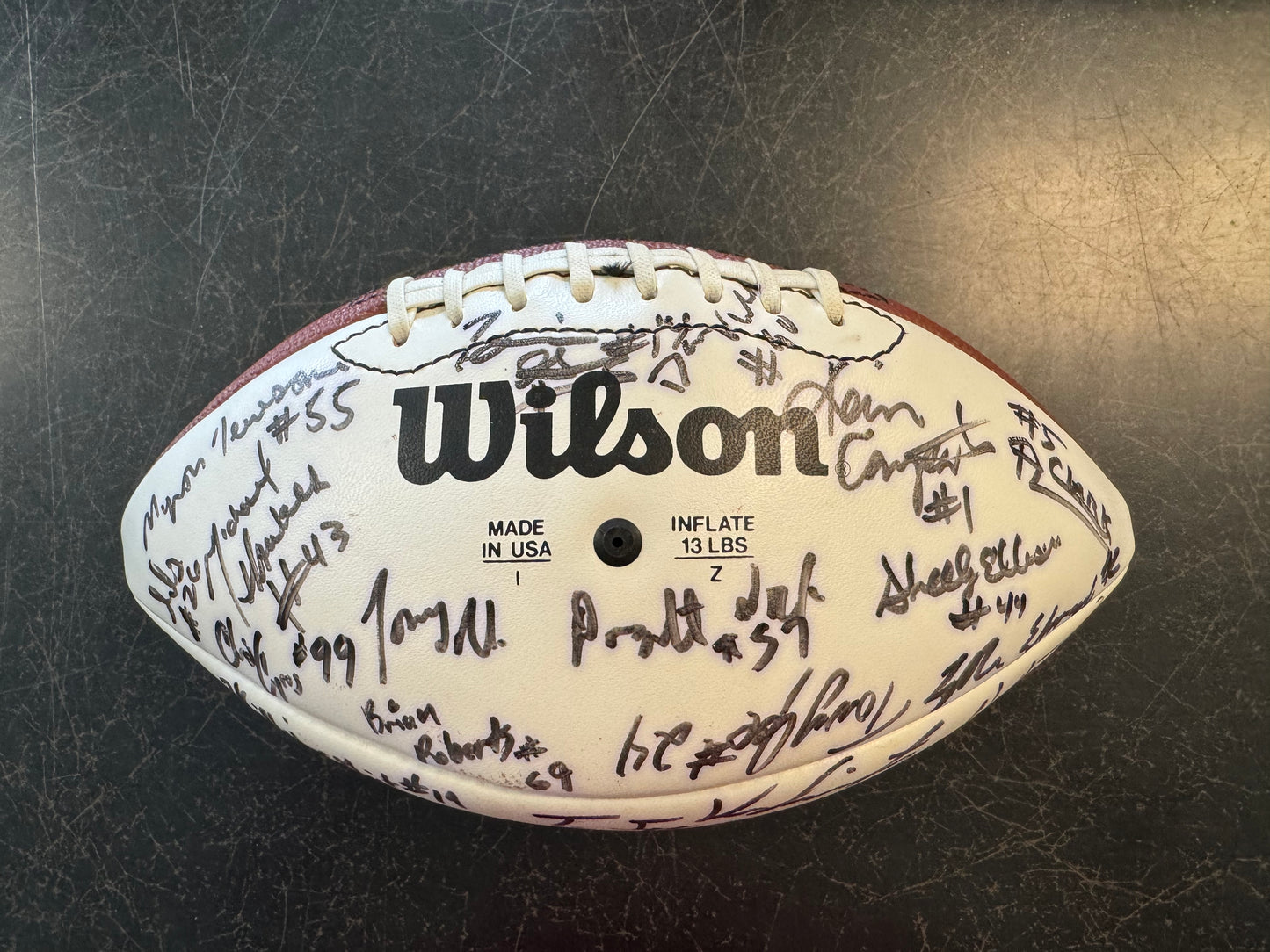 NOKIA 1995  Super Bowl Football Signed