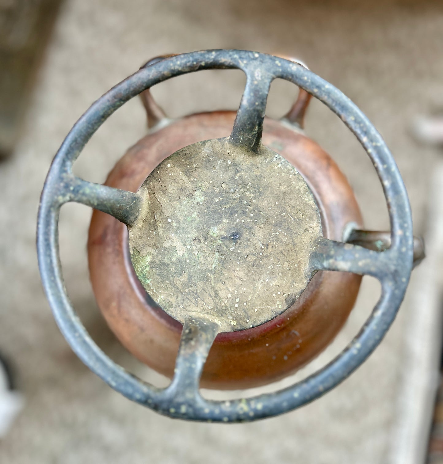 1940's Antique Fire Extinguisher, Copper & Brass The Nolco Fire Extinguisher