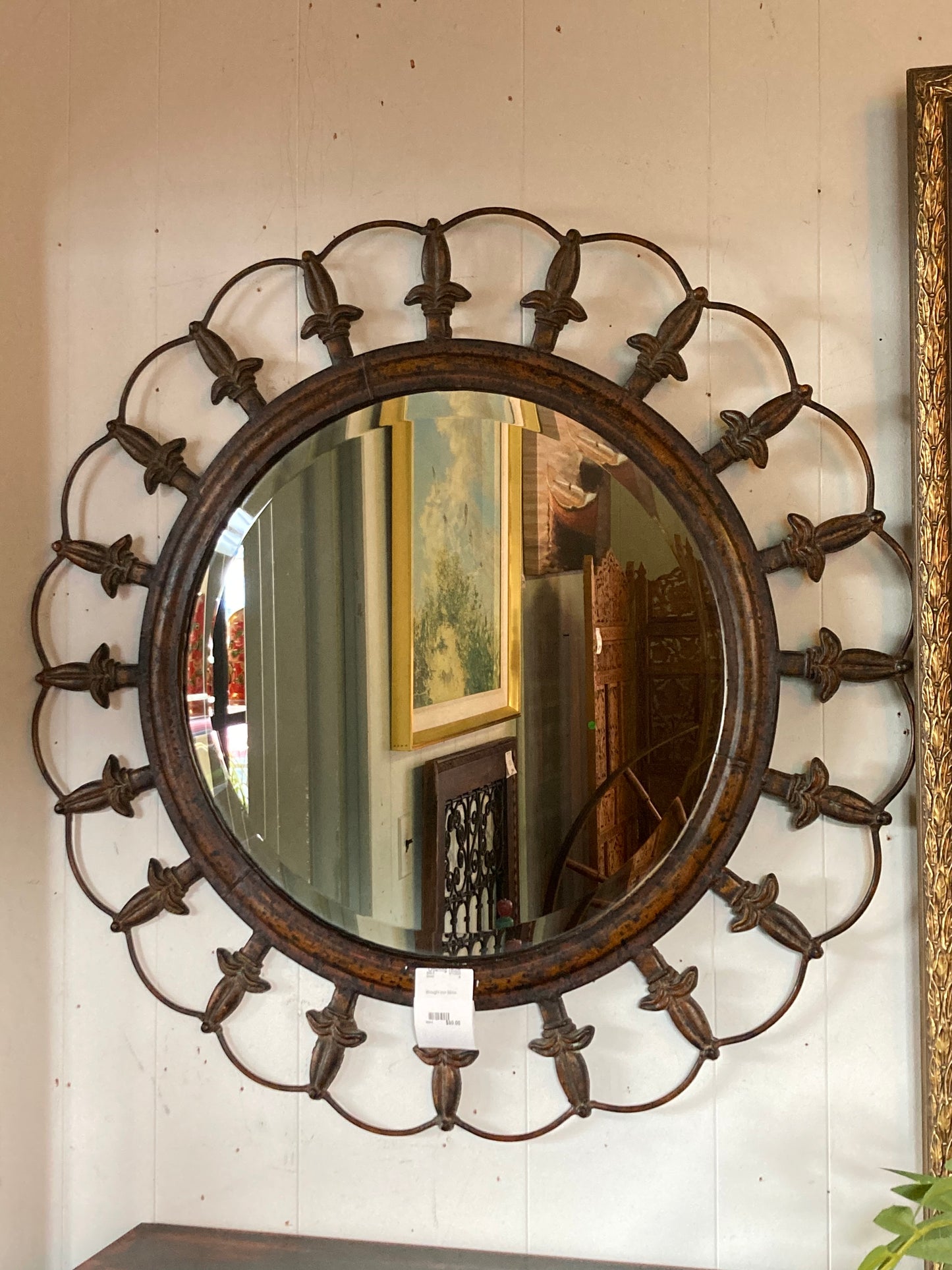 Wrought Iron Mirror